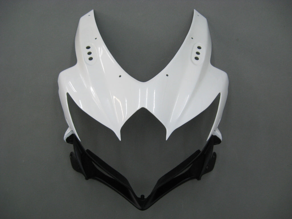 For GSXR 600/750 2008-2009 Bodywork Fairing White ABS Injection Molded Plastics Set