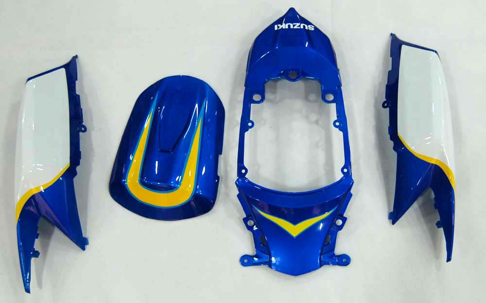 2008-2010 GSXR 600/750 gele carrosseriekuip ABS spuitgegoten kunststoffen set algemeen