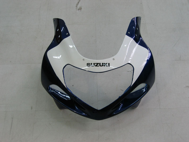 2001-2003 Suzuki GSXR750 Kit de carénage Amotopart bleu et blanc