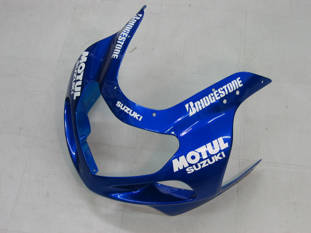 For GSXR750 2000-2003 Bodywork Fairing Blue ABS Injection Molded Plastics Set