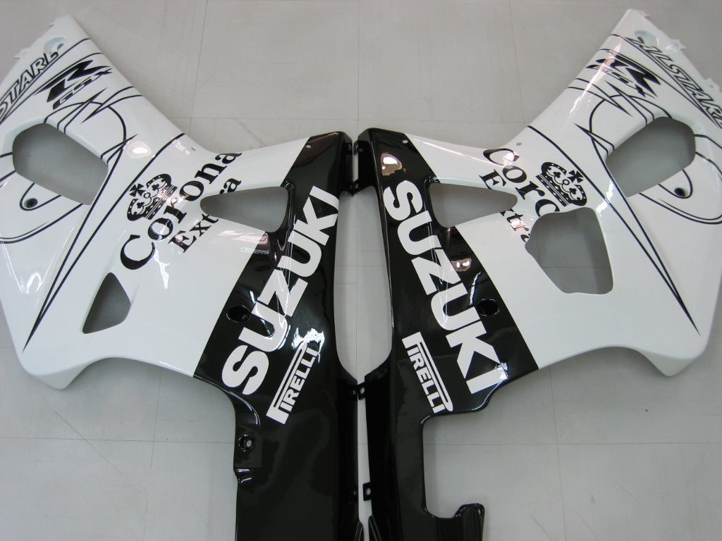 2001-2003 Suzuki GSXR 750 carenados blanco negro Alstare Corona Racing genérico