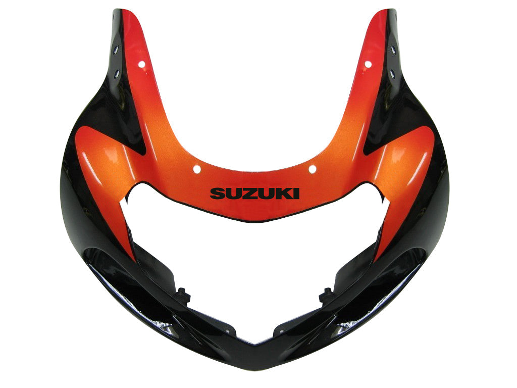 Carenados Suzuki GSXR 750 2001-2003 naranja metálico y negro GSXR Racing genérico