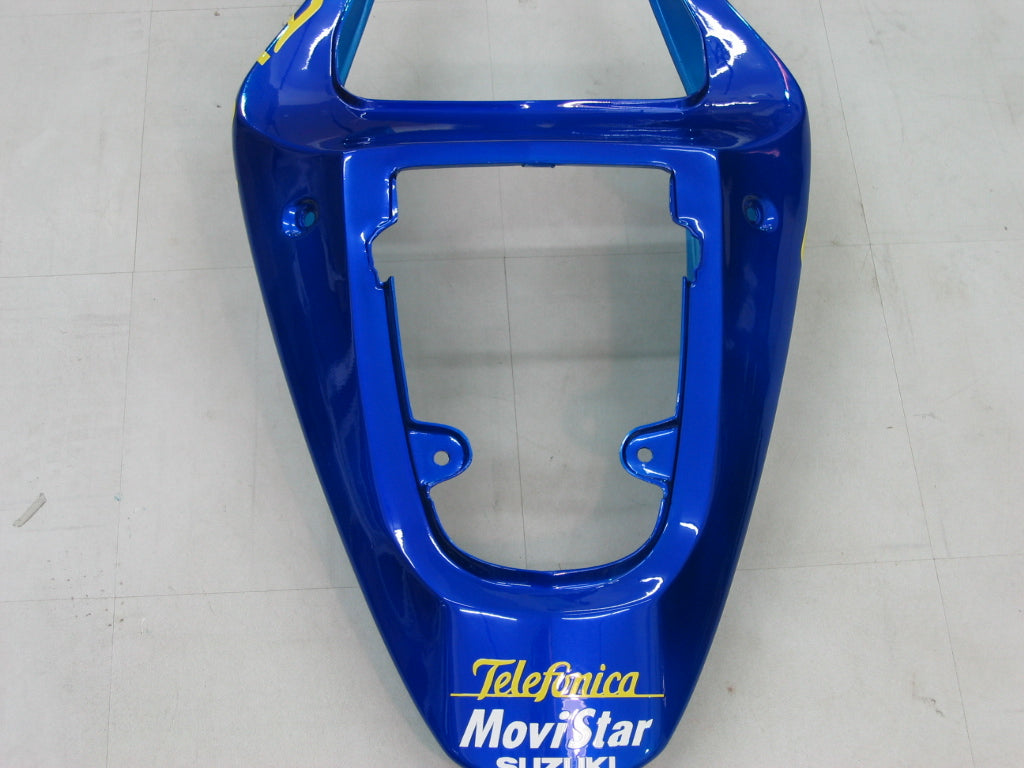 For GSXR750 2000-2003 Bodywork Fairing Blue ABS Injection Molded Plastics Set