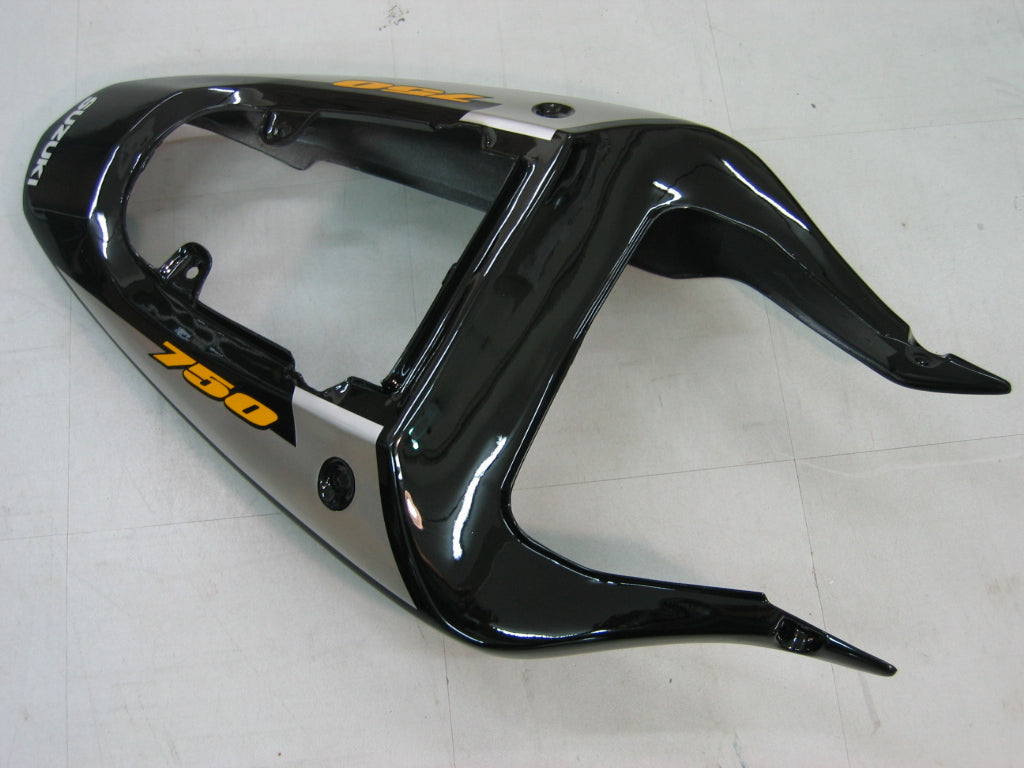 For GSXR750 2000-2003 Bodywork Fairing Black ABS Injection Molded Plastics Set