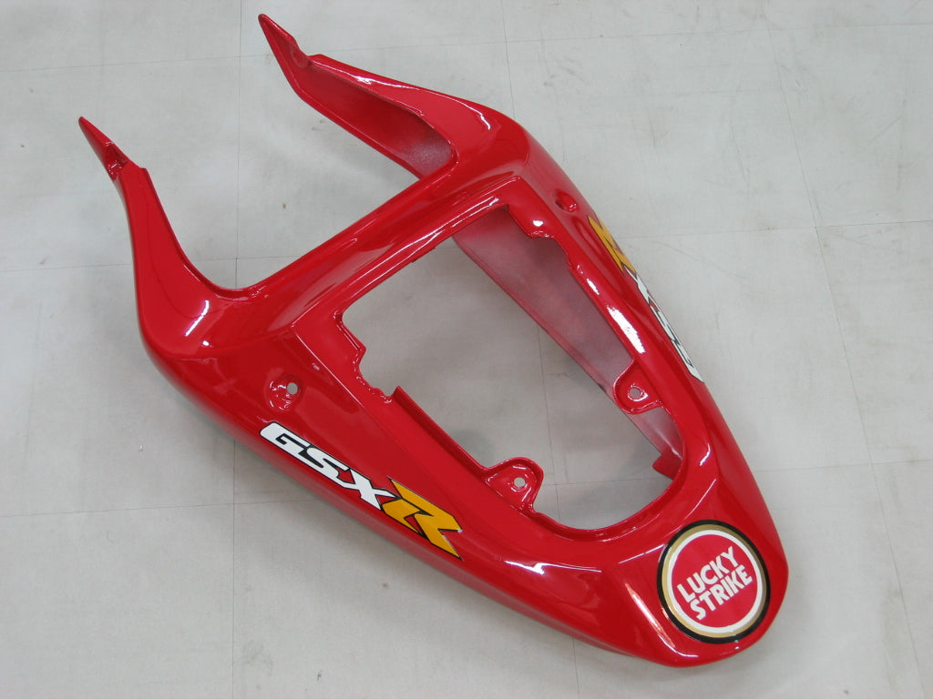 For GSXR750 2000-2003 Bodywork Fairing Red ABS Injection Molded Plastics Set