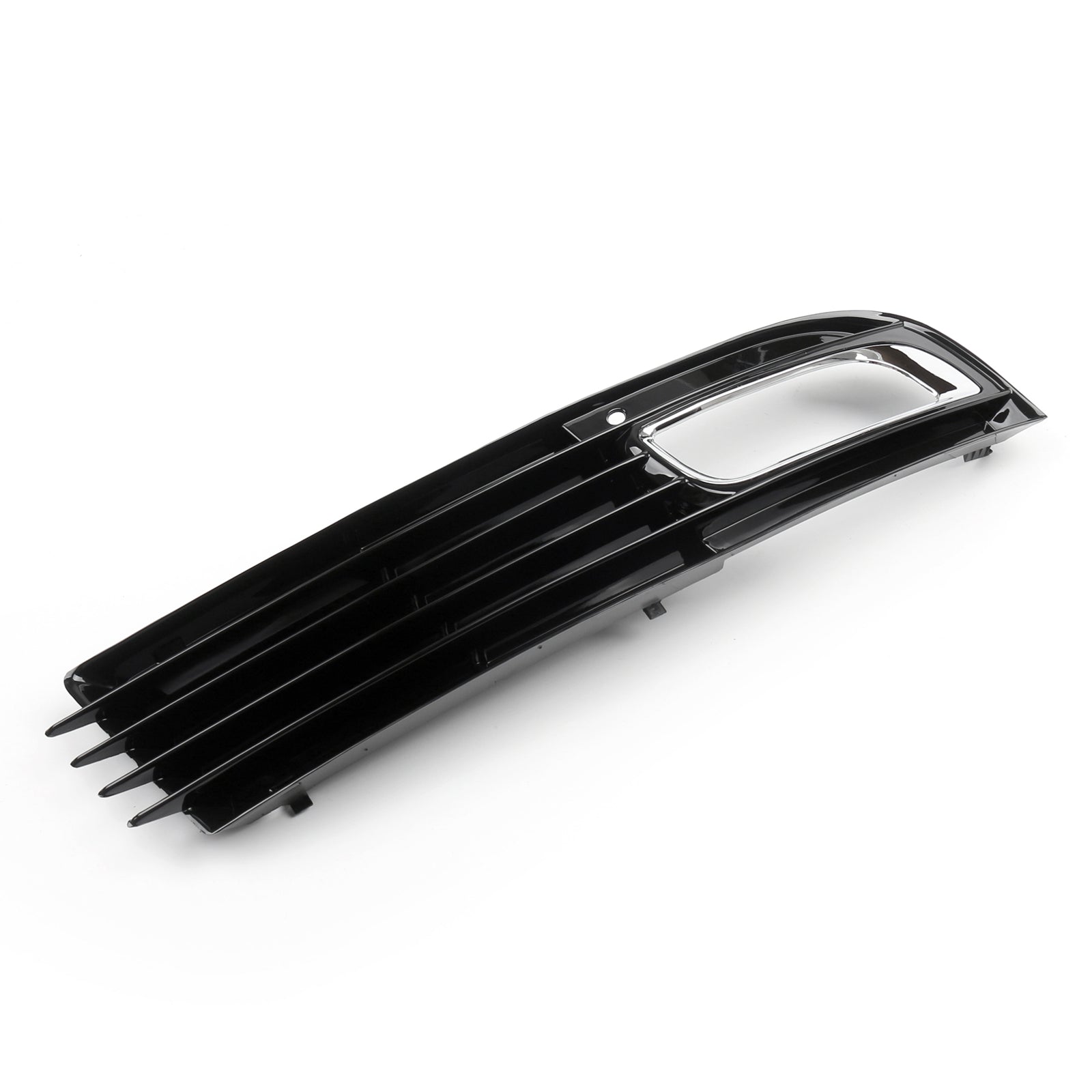 ABS Car Lower Bumper Grille Fog Light Grill w/Chromed For Audi A8 D3 (08-10) Generic