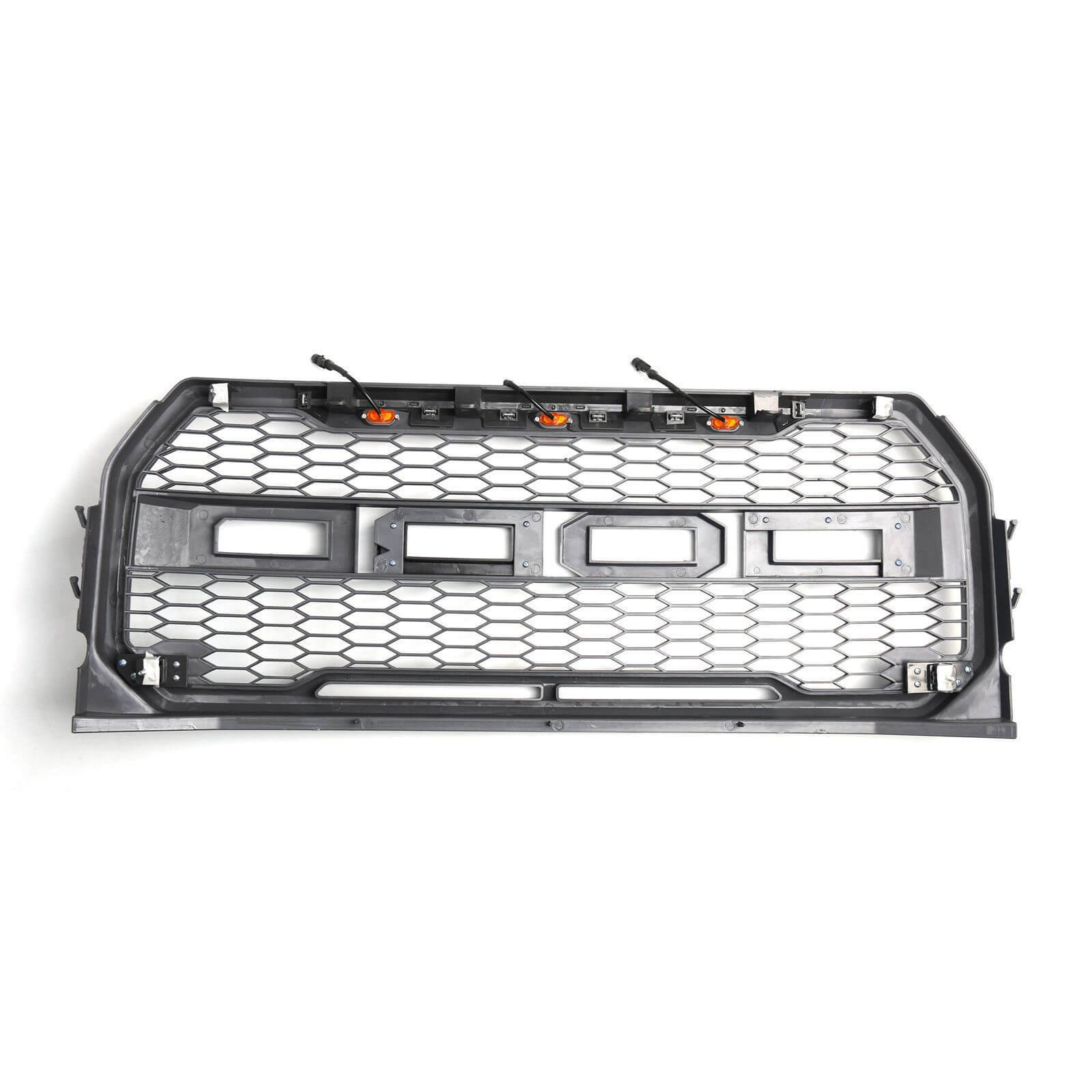 F-150 F150 2015 - 2019 Ford 3X bumpergrille LED-lichtgrill vervangende grille Raptor-stijl Generiek