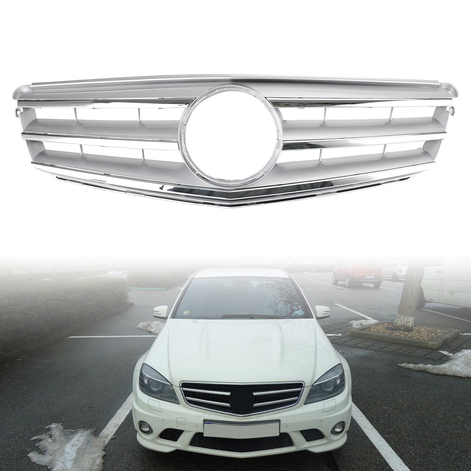 2008-2014 Benz W204 Front Bumper Grille