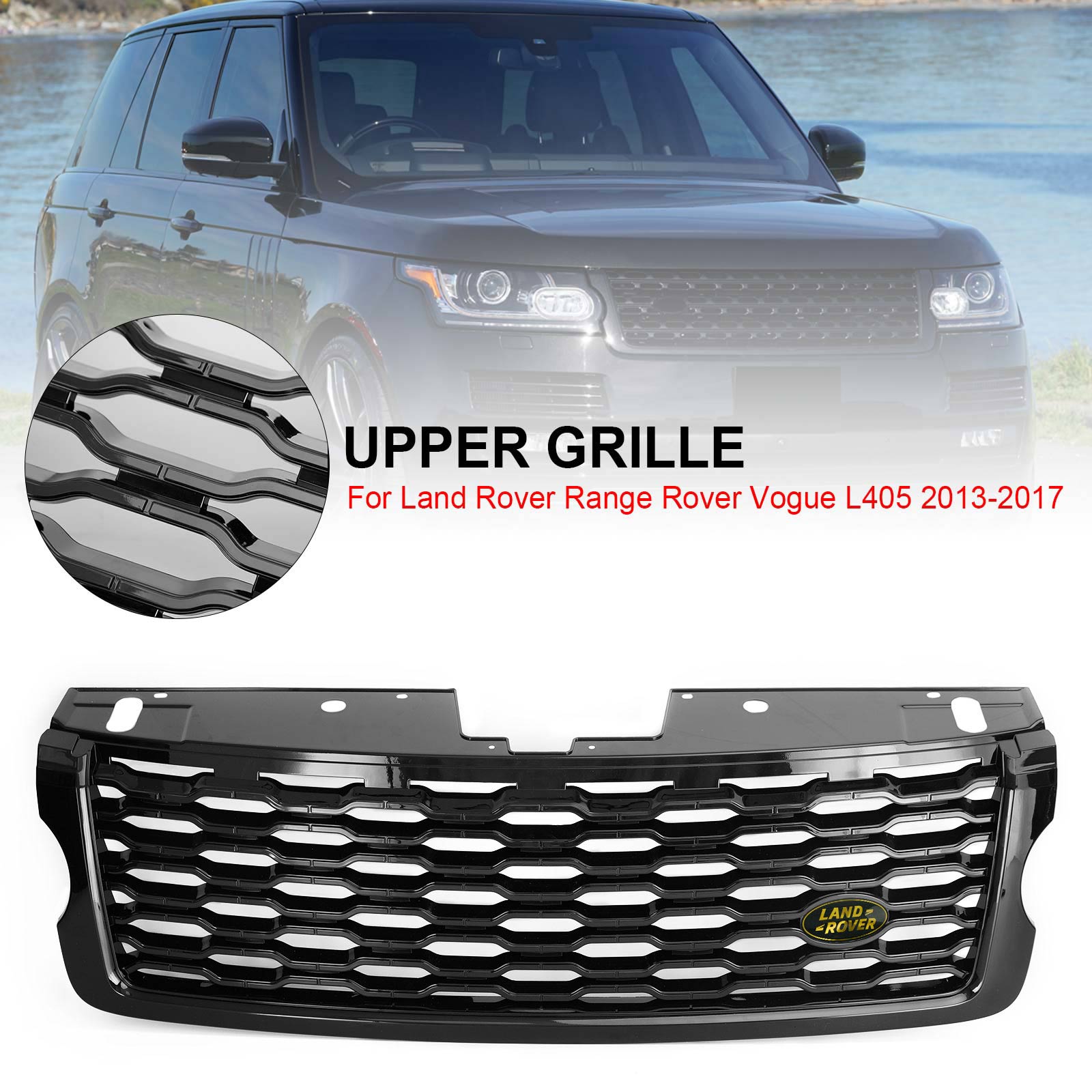 Land Rover Range Rover Vogue L405 2013-2017 Front Bumper Upper Grille Grill