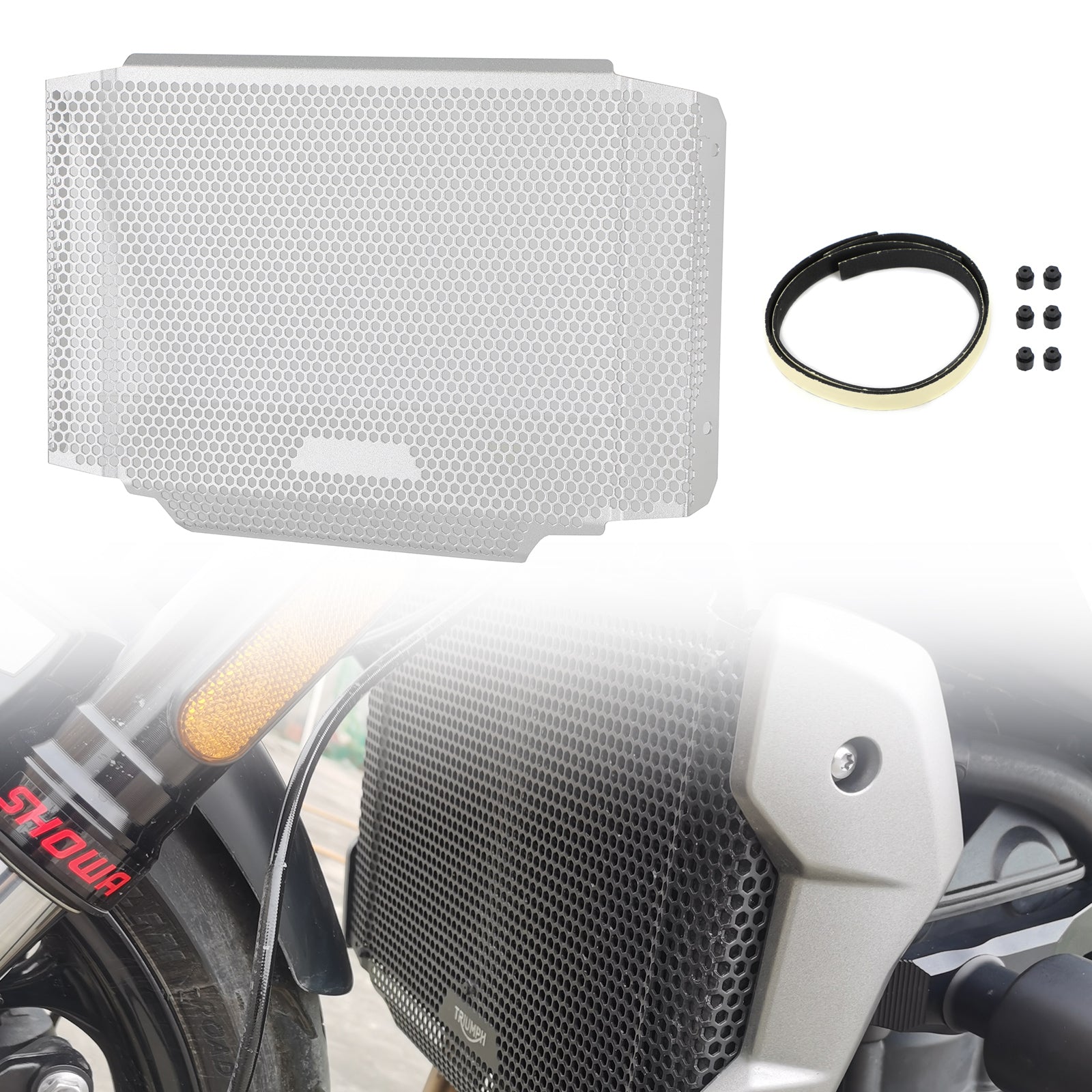 Couvercle de protection de radiateur de moto Triumph Trident 2021 660