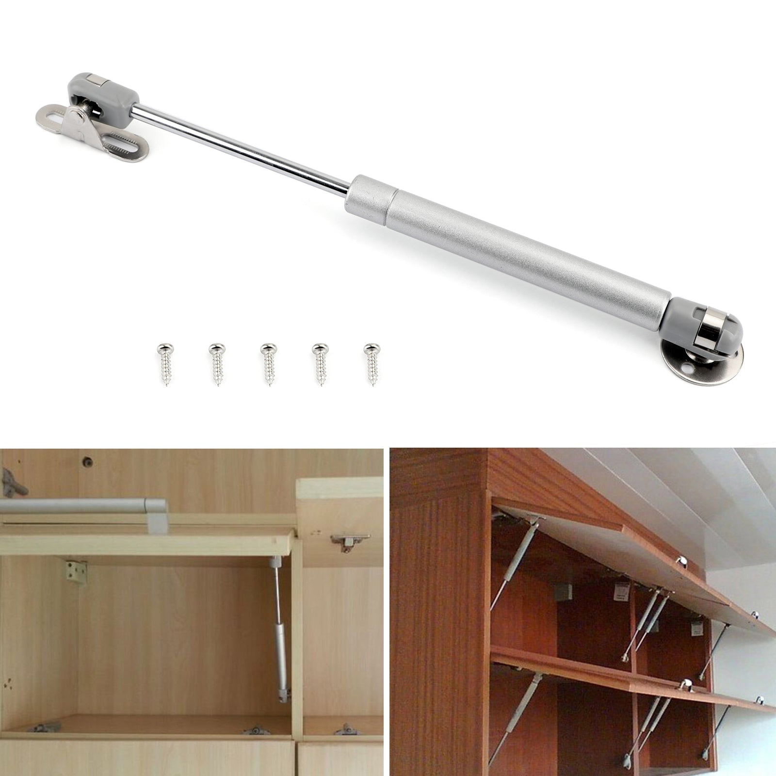 Door Hinge Gas Spring Strut Prop Shock Lift Kitchen Cabinet Hydraulic