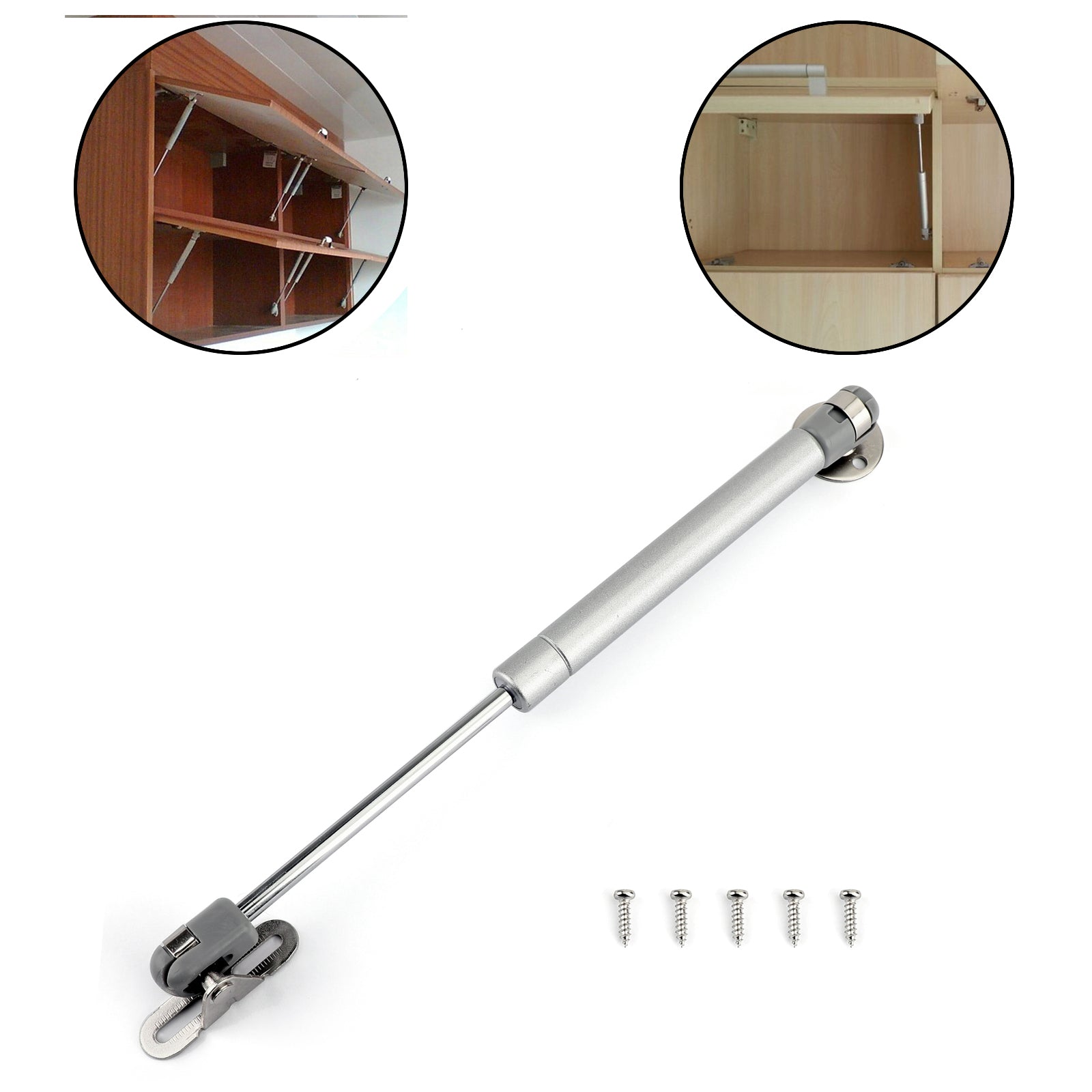 Door Hinge Gas Spring Strut Prop Shock Lift Kitchen Cabinet Hydraulic