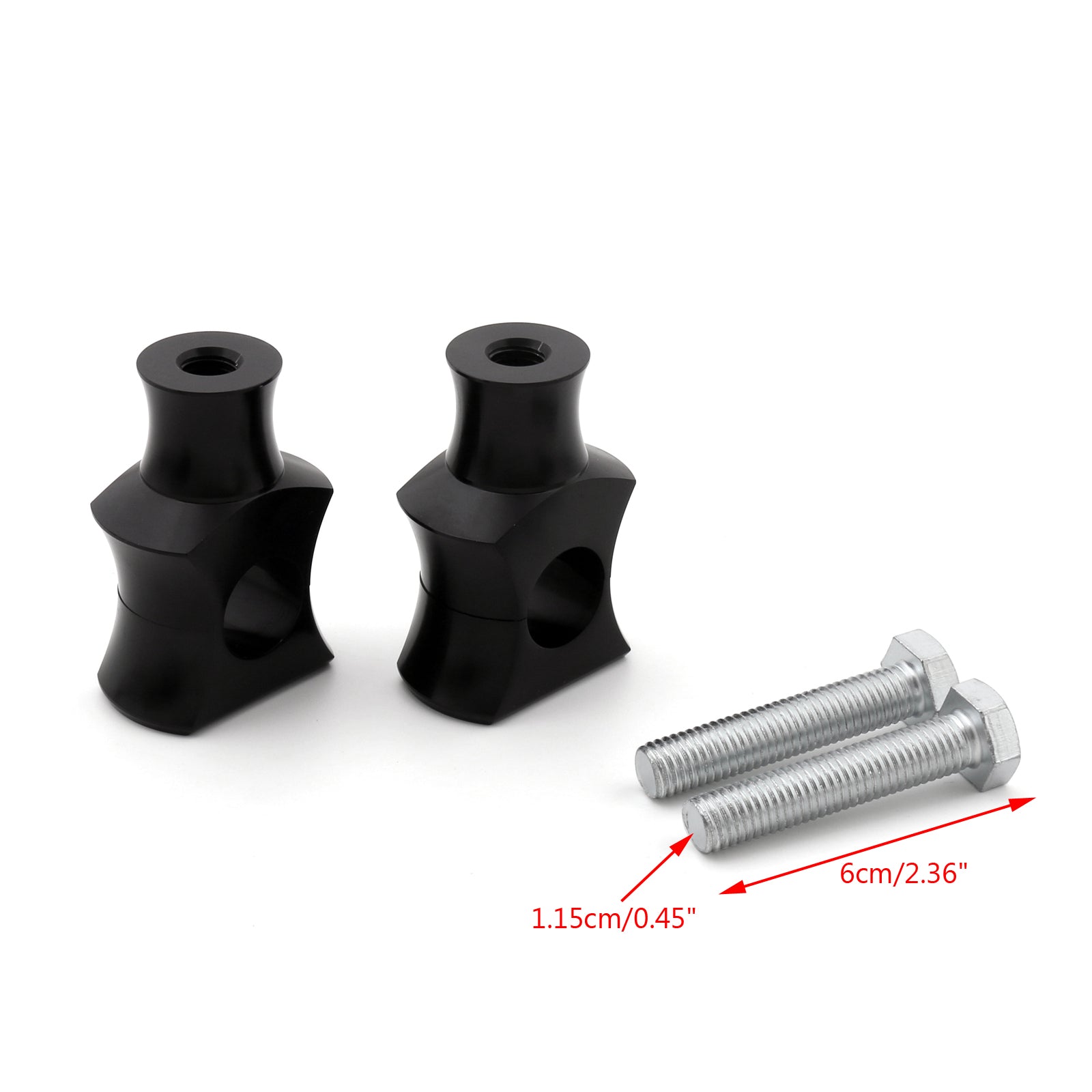 Universal 7/8 22mm Bar Clamp Risers Taper Handlebar Dirt Bike ATV Quad