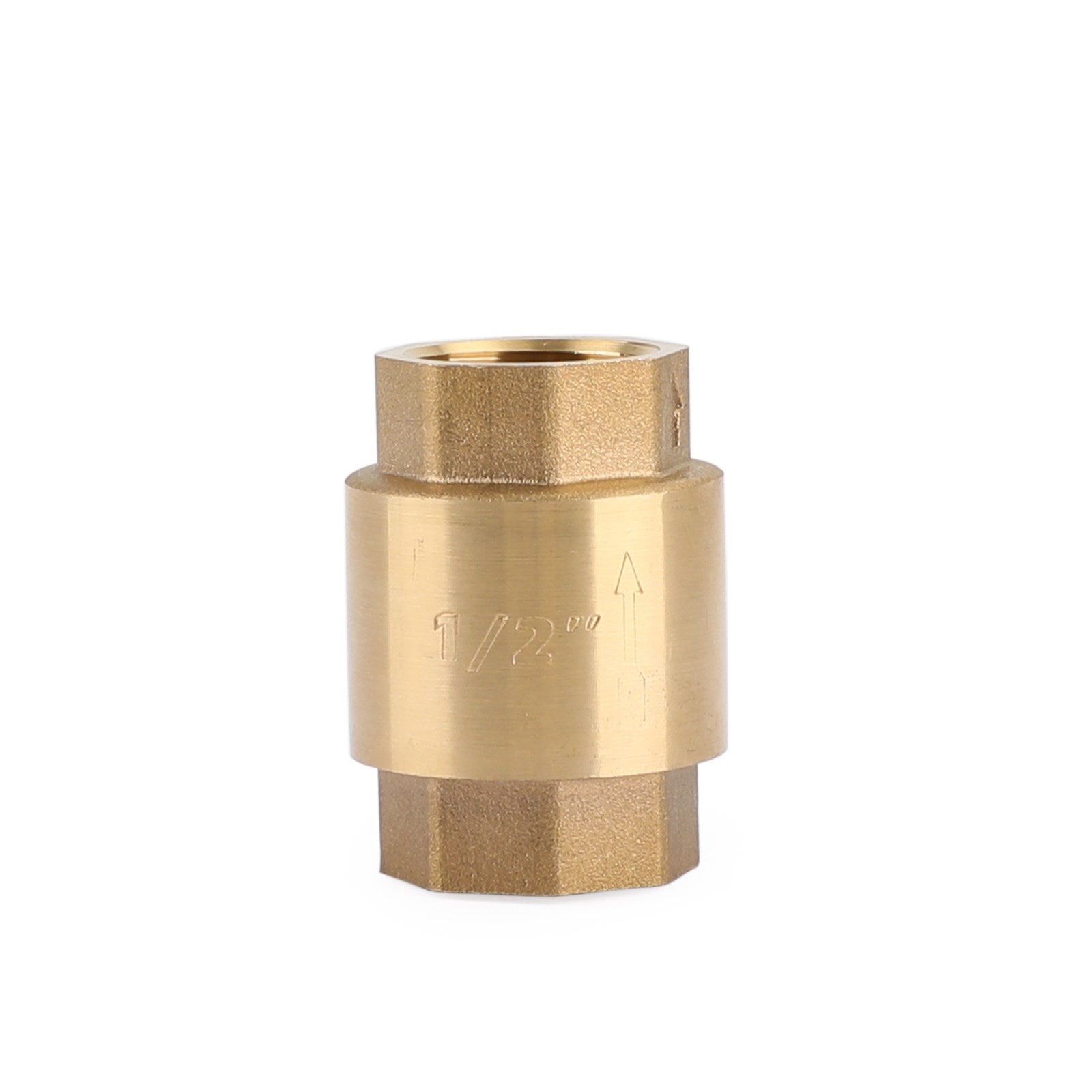 Clapet anti-retour en ligne DN15/DN20 NPT, en laiton, à ressort, en ligne, 200PSI