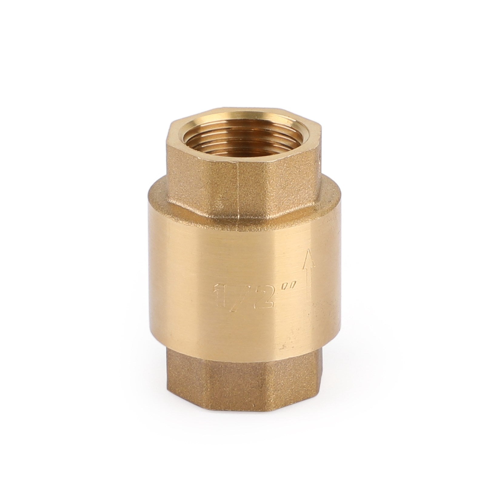 Clapet anti-retour en ligne DN15/DN20 NPT, en laiton, à ressort, en ligne, 200PSI