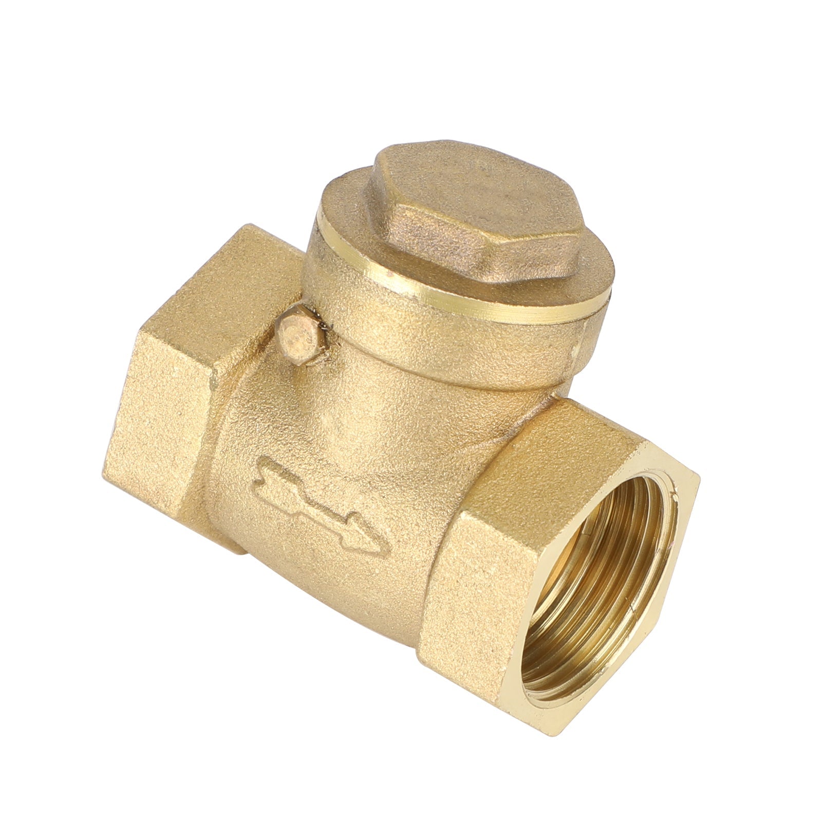 1/2" 3/4" 1" 2" Female Thread Brass Horizontal DN15 Non-Return Swing Check Valve