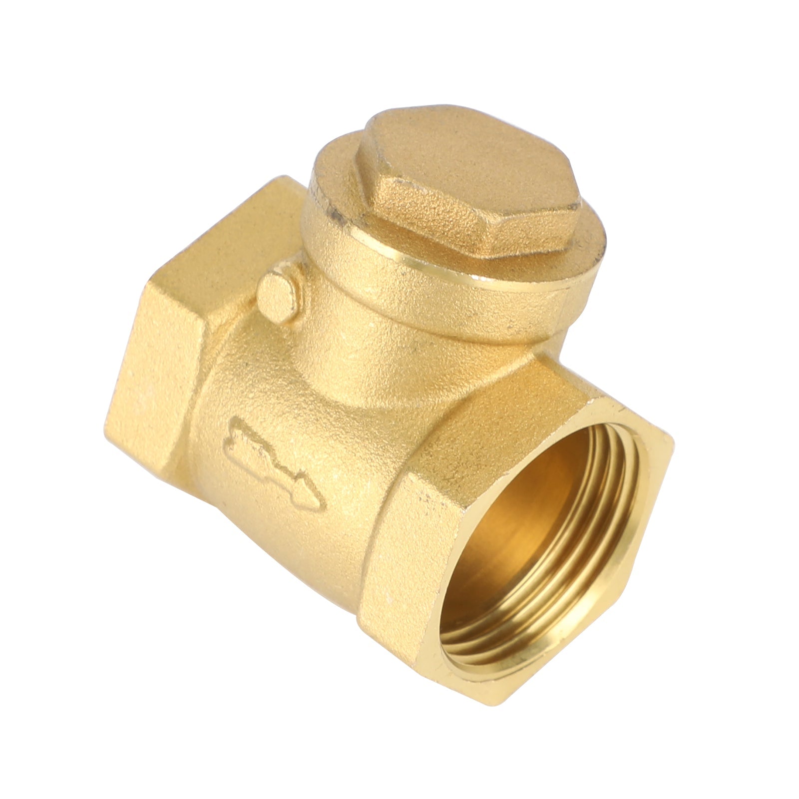 1/2" 3/4" 1" 2" Female Thread Brass Horizontal DN15 Non-Return Swing Check Valve