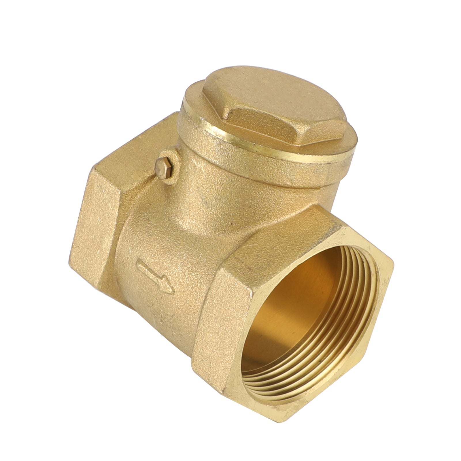 1/2" 3/4" 1" 2" Female Thread Brass Horizontal DN15 Non-Return Swing Check Valve