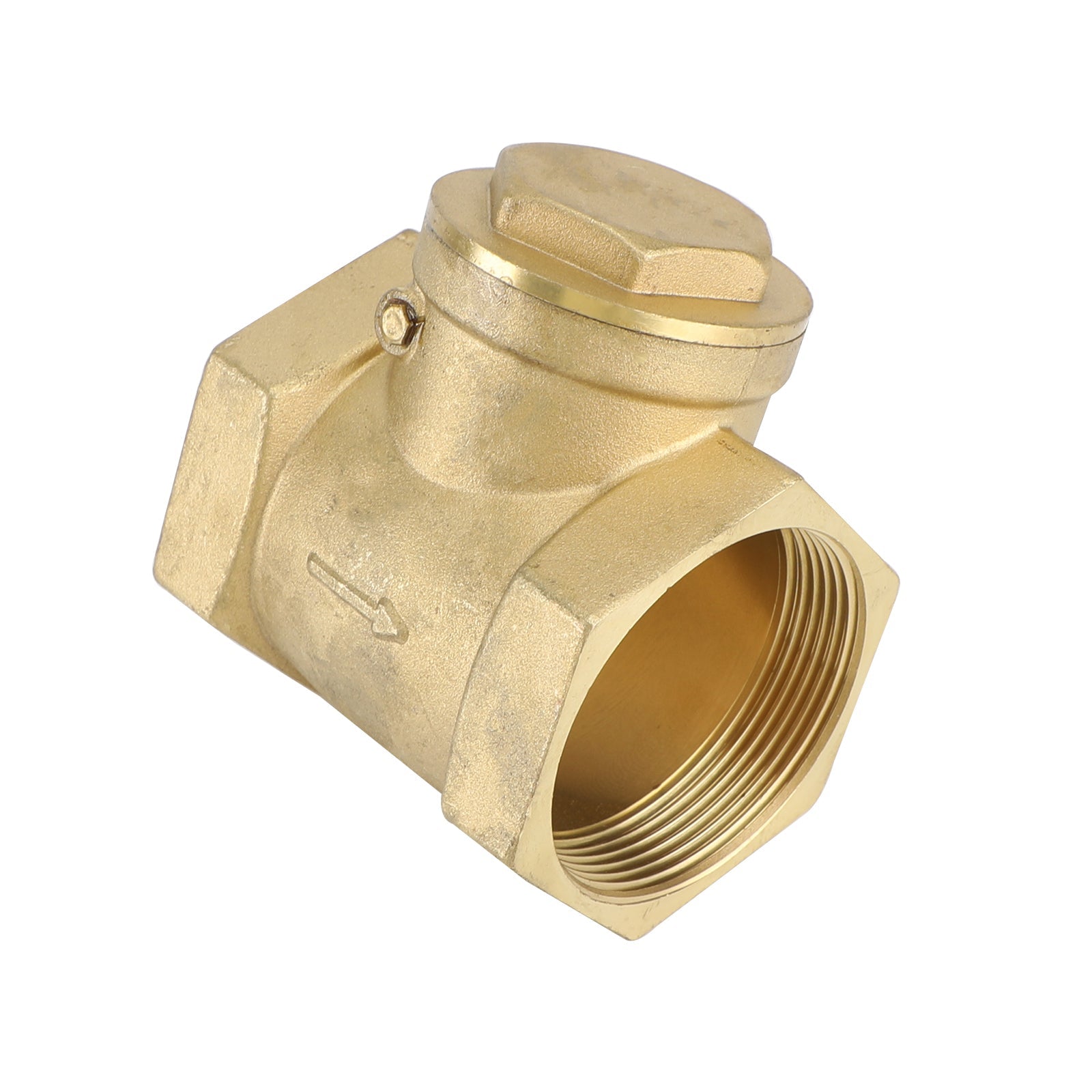 1/2" 3/4" 1" 2" Female Thread Brass Horizontal DN15 Non-Return Swing Check Valve