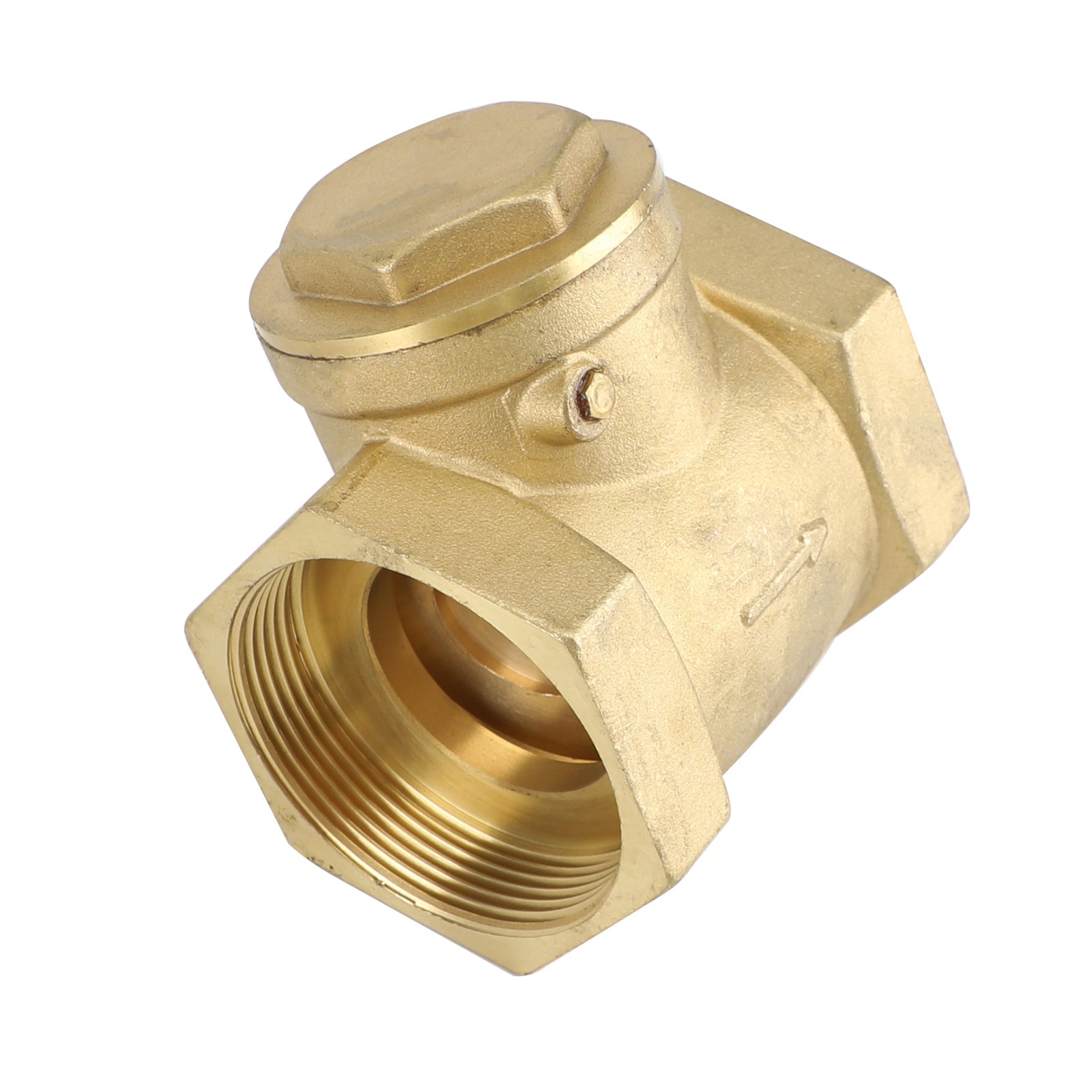 1/2" 3/4" 1" 2" Female Thread Brass Horizontal DN15 Non-Return Swing Check Valve