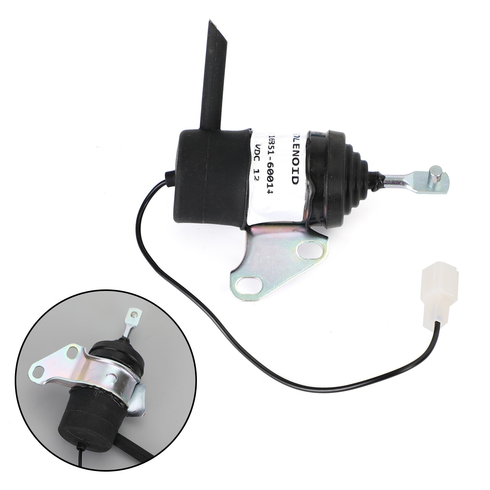 12V Fuel Shut Off Solenoid For Kubota BX2230D RTV900R RTV900T 052600-453 16851-60014