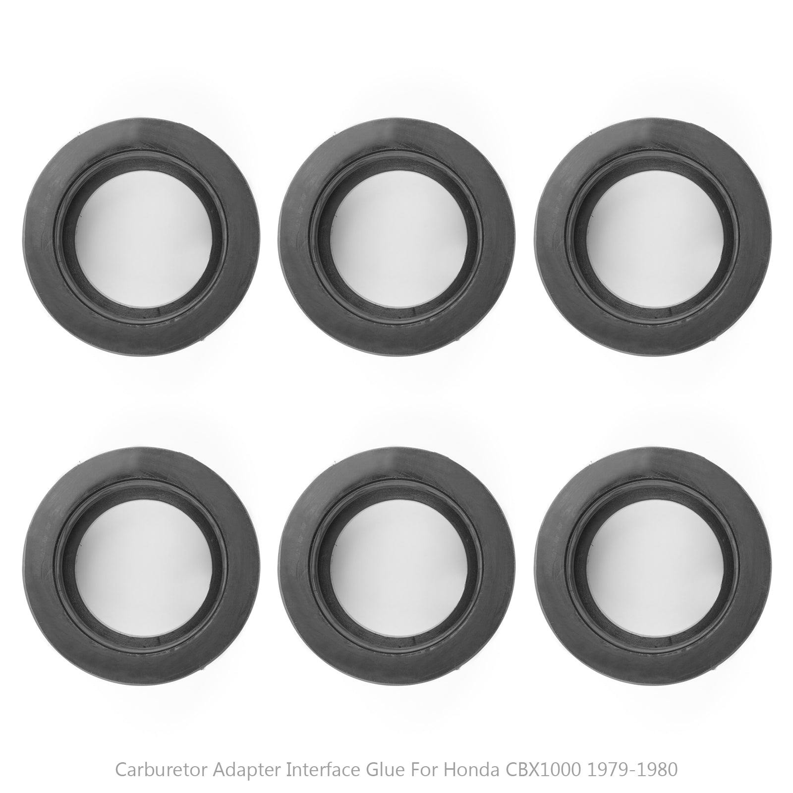 Carb Inlet Intake Rubbers 6 Pack For Honda CBX1000 Type CB1 (SC03) 1979 1980