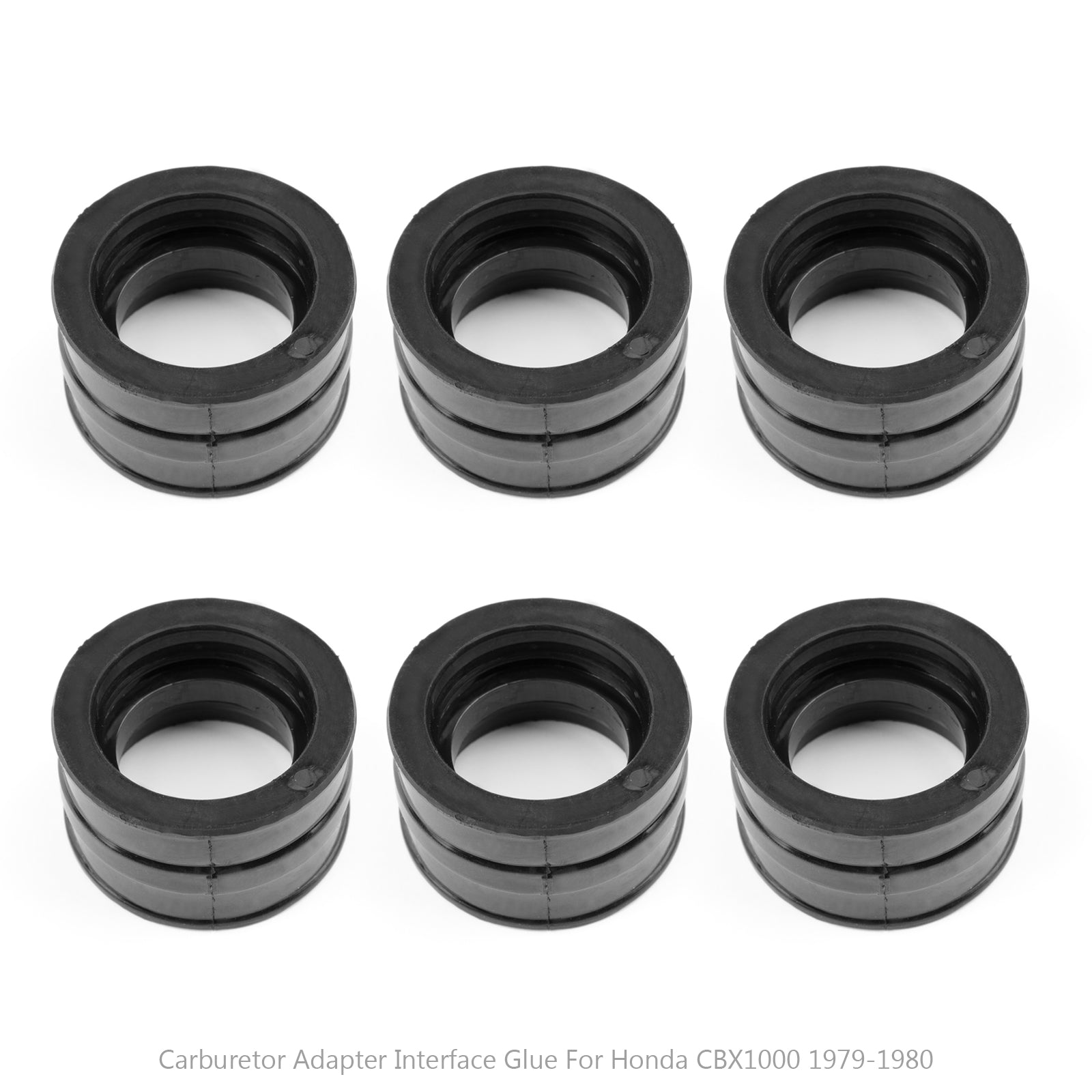 Carb Inlet Intake Rubbers 6 Pack For Honda CBX1000 Type CB1 (SC03) 1979 1980