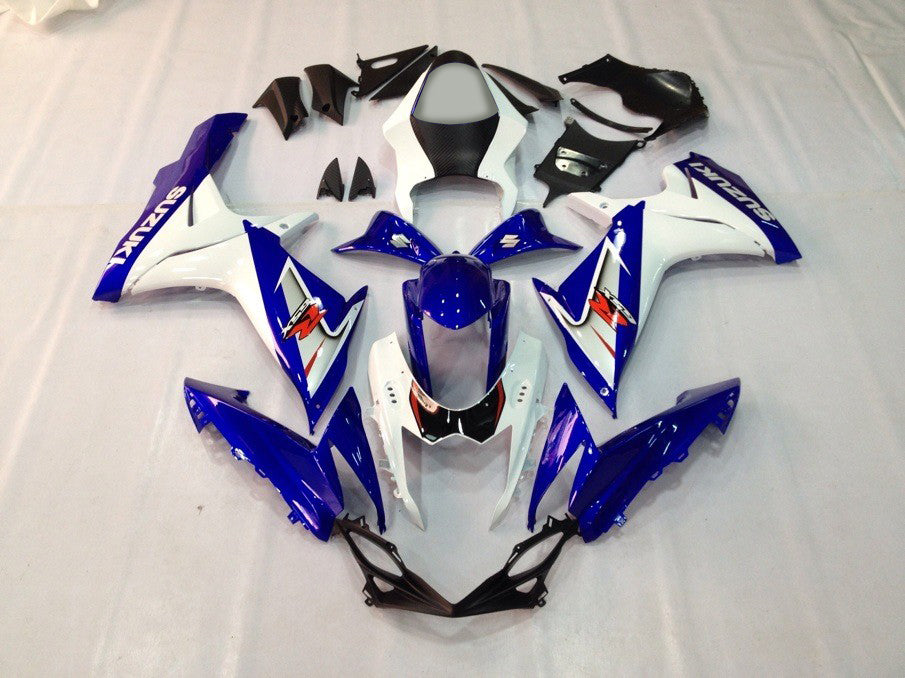 2011-2014 Suzuki GSXR600 GSXR750 K11 Blauw Wit GSXR Racing Kunststoffen Algemeen