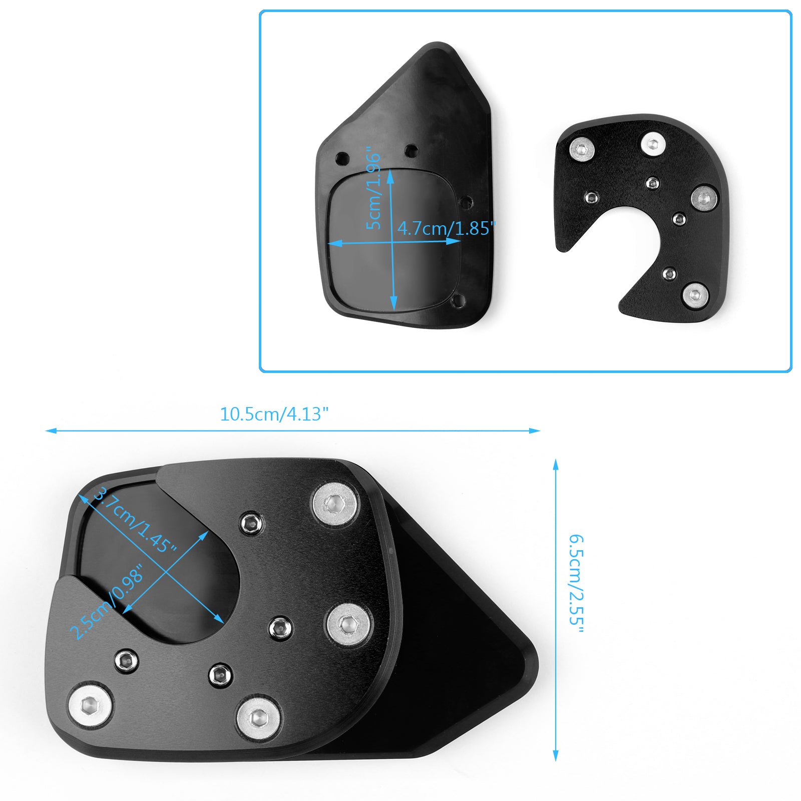 Side Stand Kickstand Enlarge Extension Pad Plate For Honda X-ADV 75 217-218