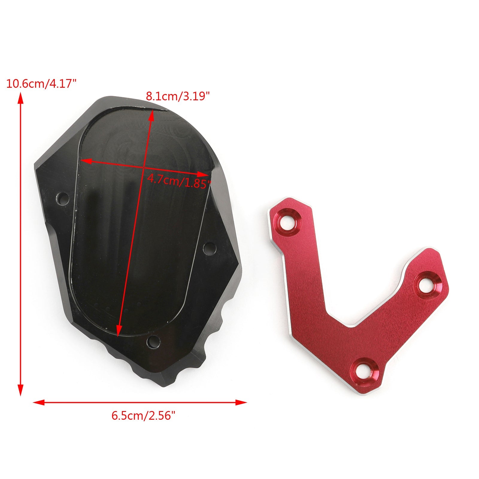 Extension de plaque de béquille latérale CNC, pour BMW R1200 GS ADV 2017 – 2018 générique