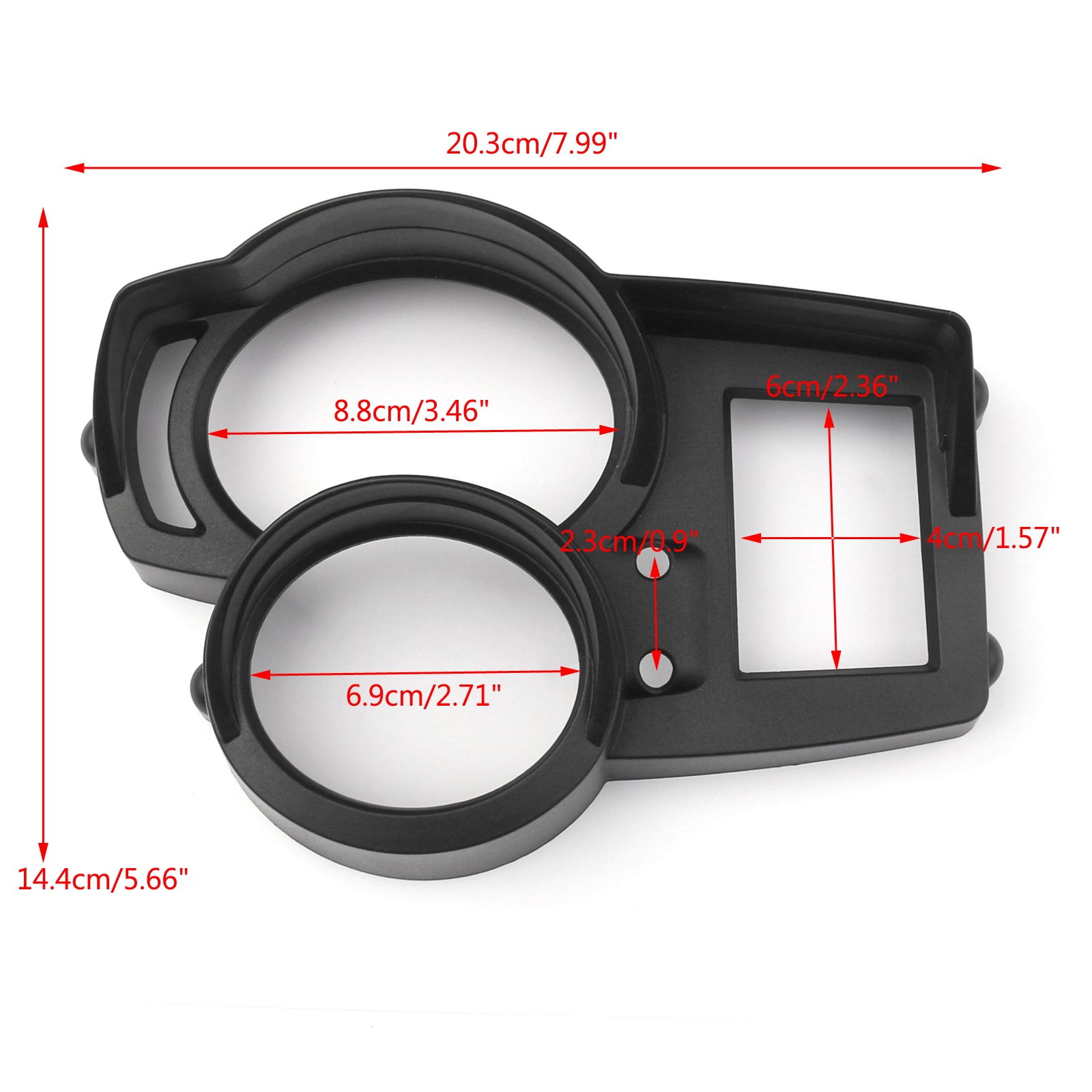 Zonnewerende kap Instrumentbeschermer Geschikt voor BMW F700GS F800GS Adventure F650GS Generiek