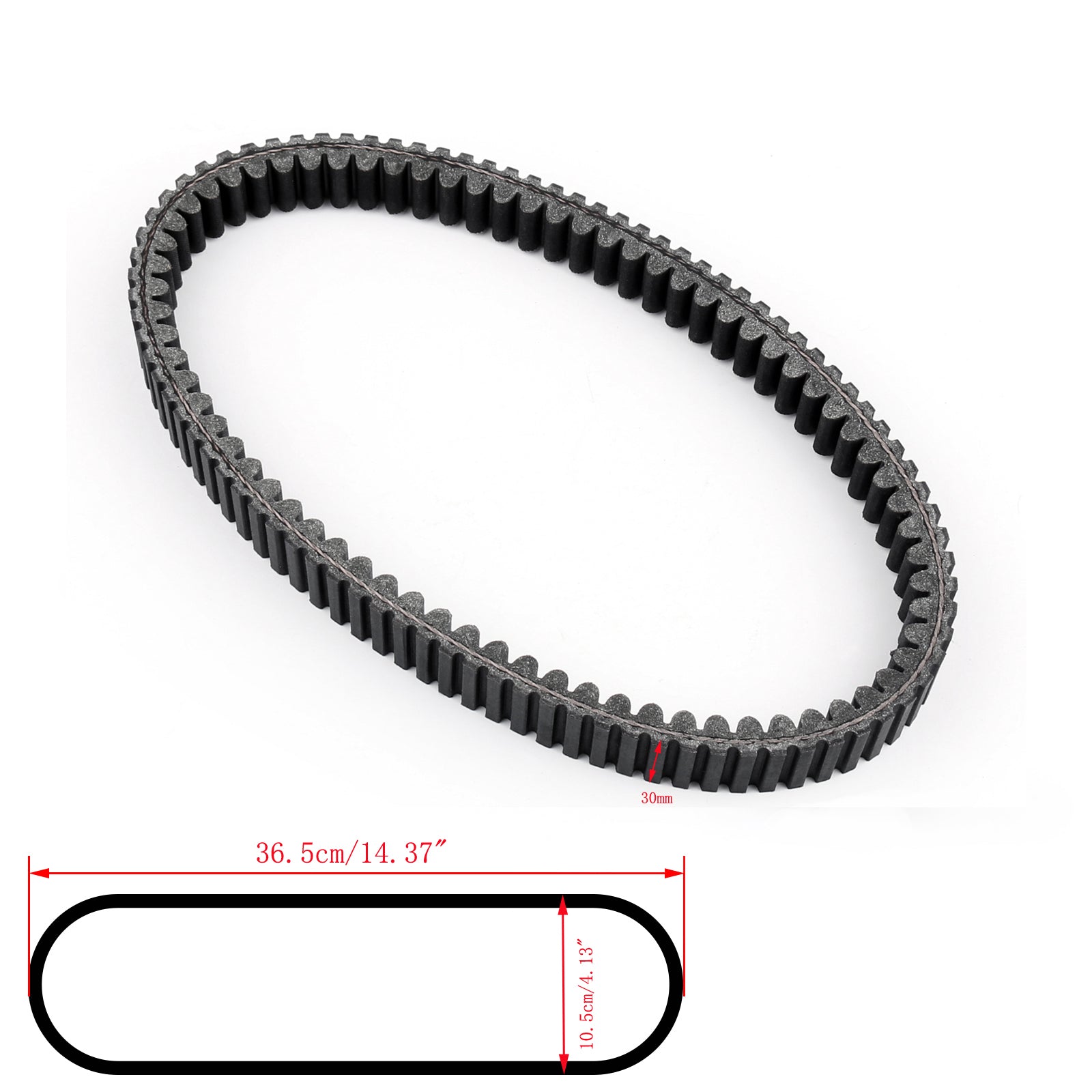 Drive Belt For Arctic Cat 350/366/400/425/450/500 XC450 KYMCO MXU 375 0823-228 Generic