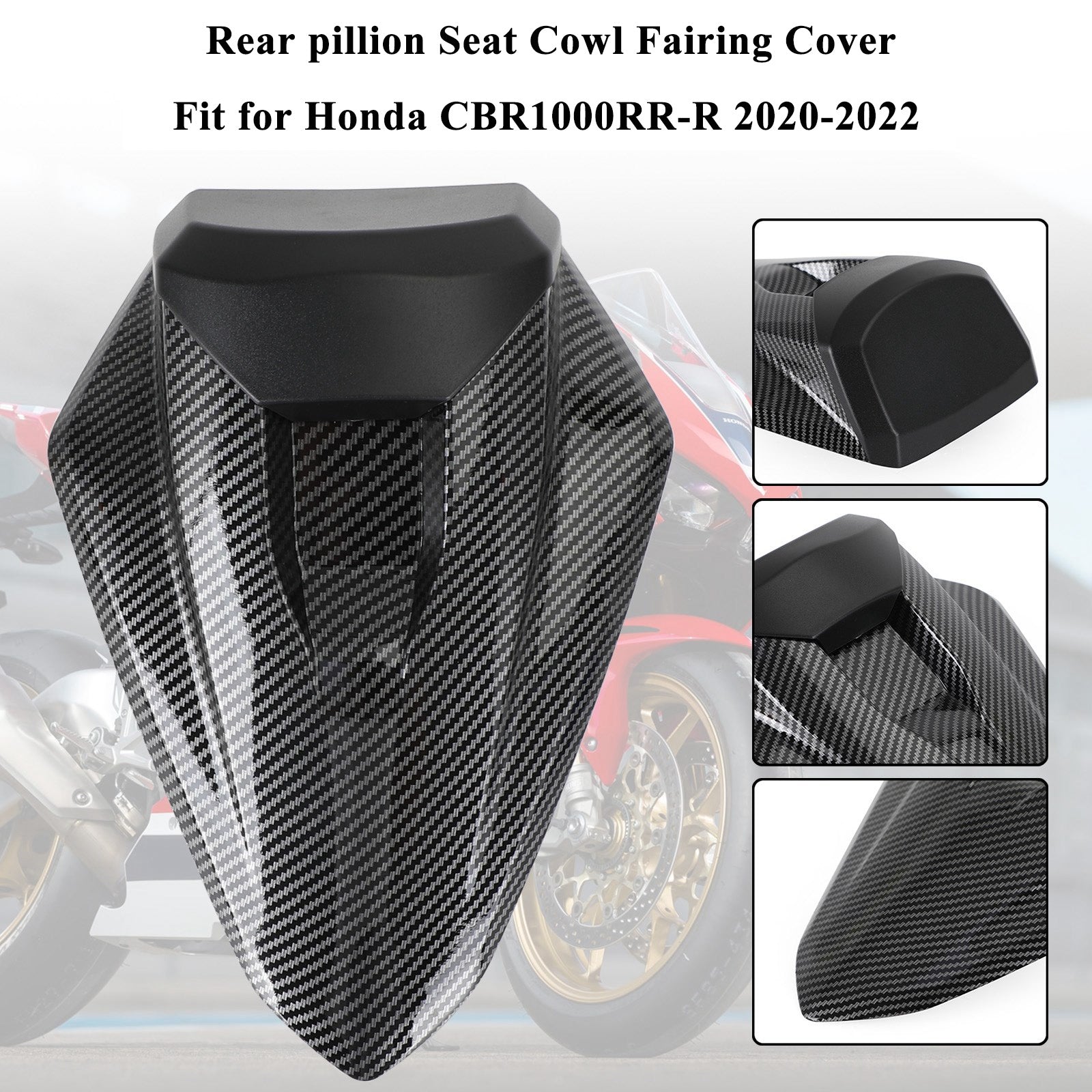 Rear Pillion Seat Cowl Fairing Cover For Honda CBR1000RR-R 2020-2024