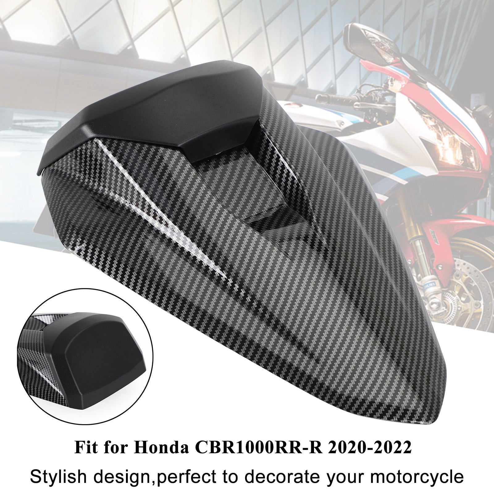 Rear Pillion Seat Cowl Fairing Cover For Honda CBR1000RR-R 2020-2024