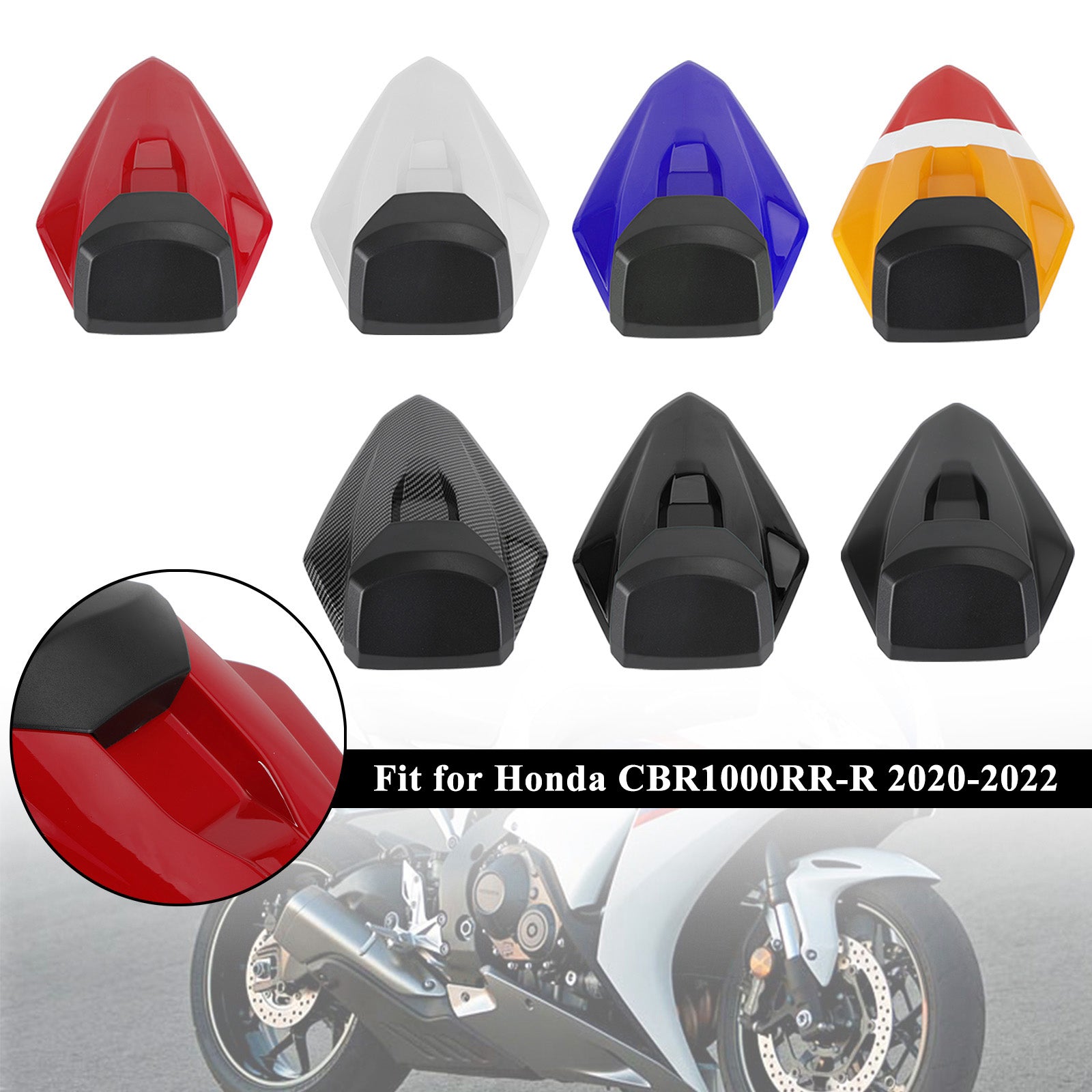 Rear Pillion Seat Cowl Fairing Cover For Honda CBR1000RR-R 2020-2024