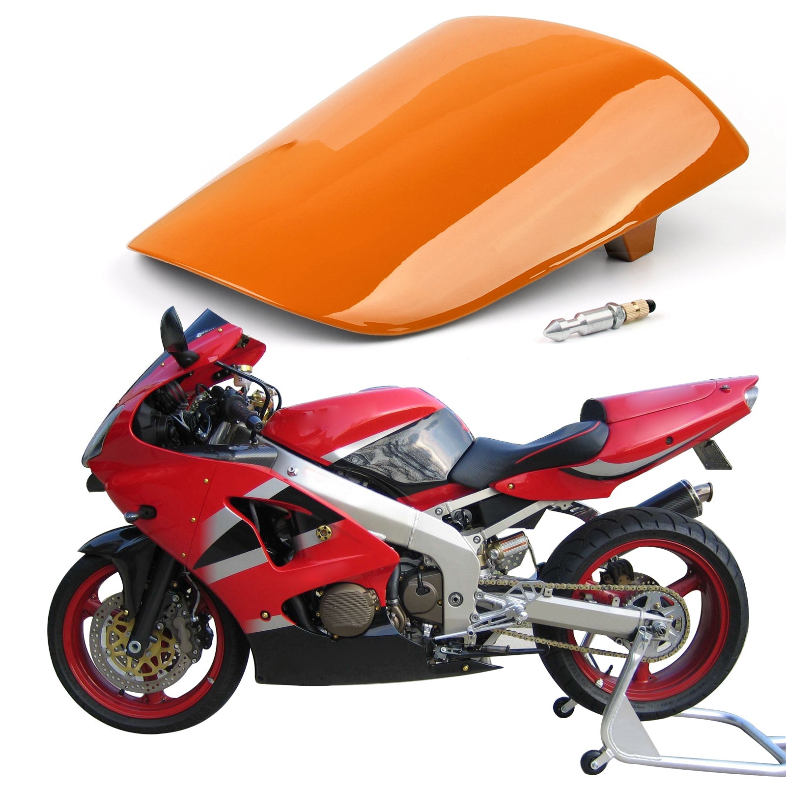 Capot de couverture de carénage de siège arrière pour Kawasaki ZX6R ZX 6R 2000-2002 2001 générique