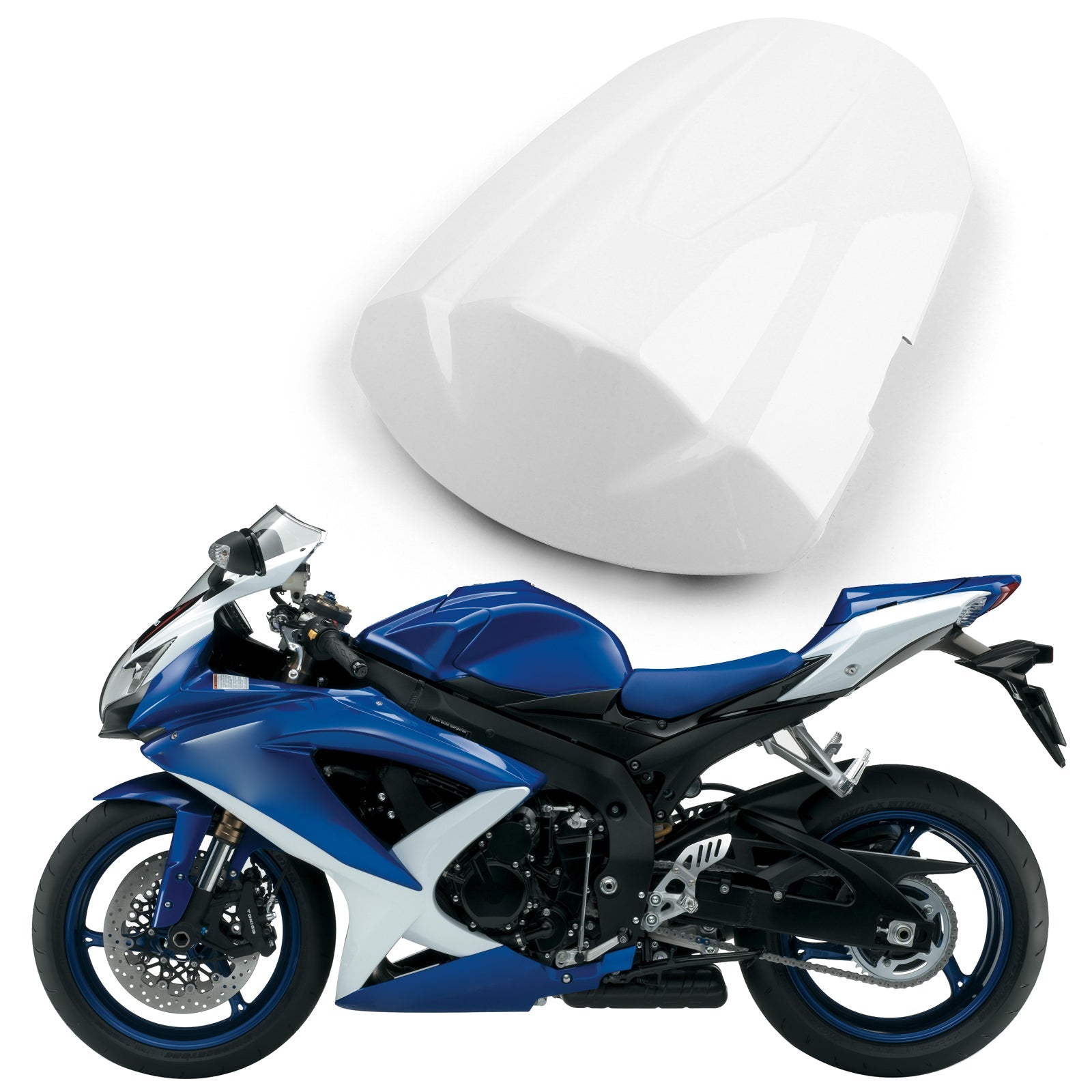 Capot de carénage de siège arrière pour Suzuki GSXR600 GSXR750 2008-2009 K8 générique