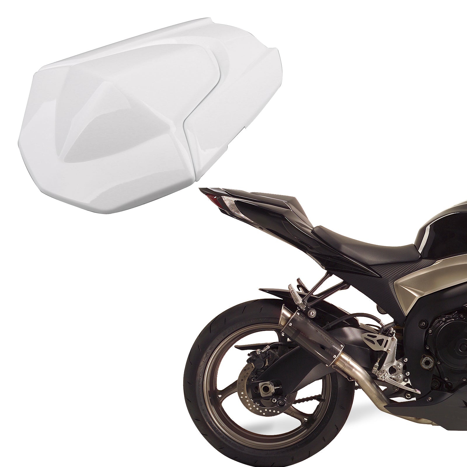 Couvercle de carénage de capot de siège de passager arrière Suzuki GSXR1000 K9 2009-2017