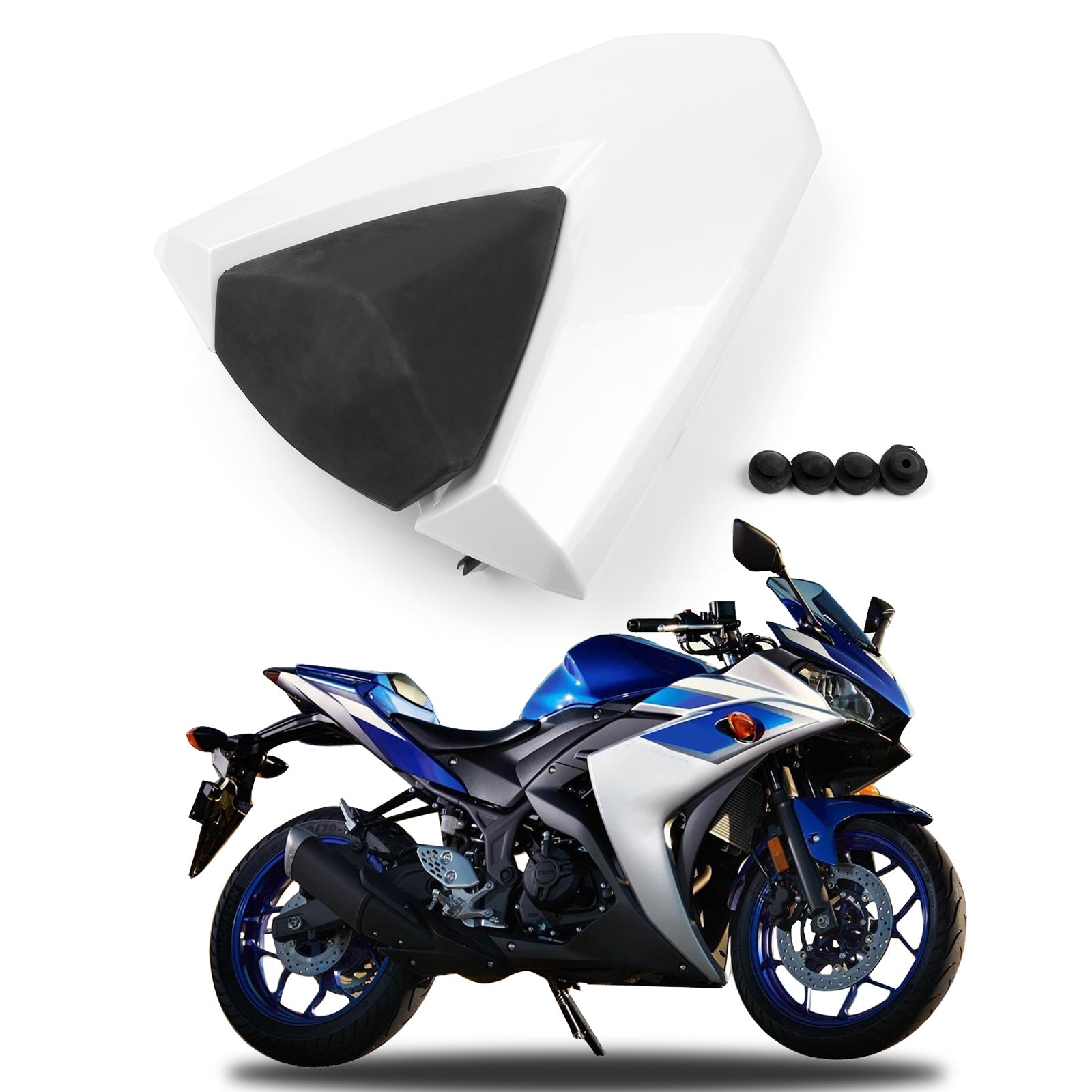 ABS Achterbank Cover kap Voor Yamaha YZF R25 2013-2023 R3 2015-2021 MT-03 2014 Generieke