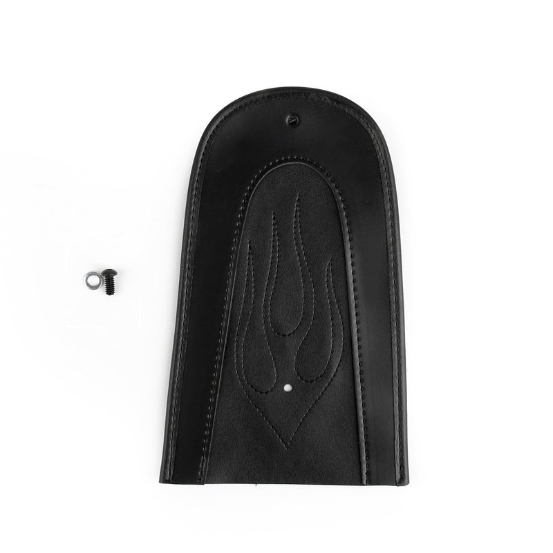 Leather Flame Rear Fender Bib for Solo Seat 04-15 Sportster XL 883 1200