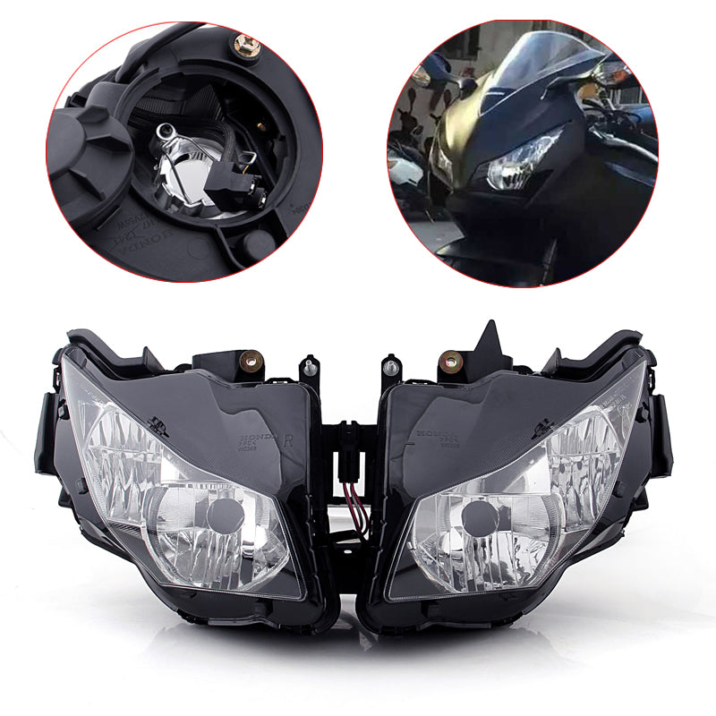 Motorcycle Headlight Assembly For Honda CBR600RR CBR1000RR CBR 600 1000 RR Clear Generic