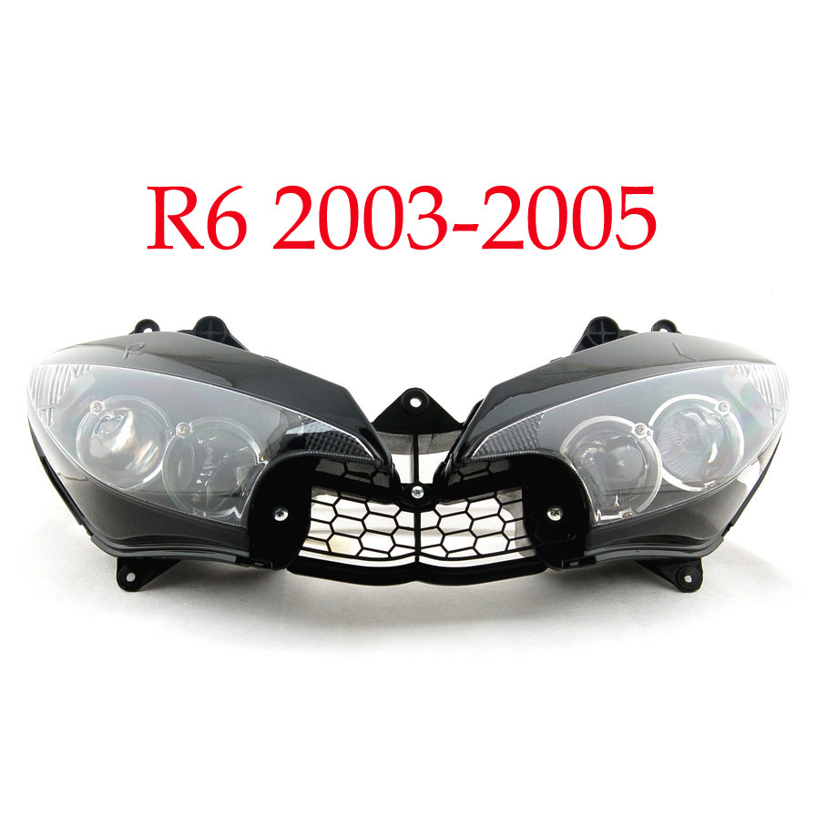 Motorcycle Headlight Assembly For Yamaha YZF 600 1000 R1 R6 YZF R1 YZF R6 Clear Generic