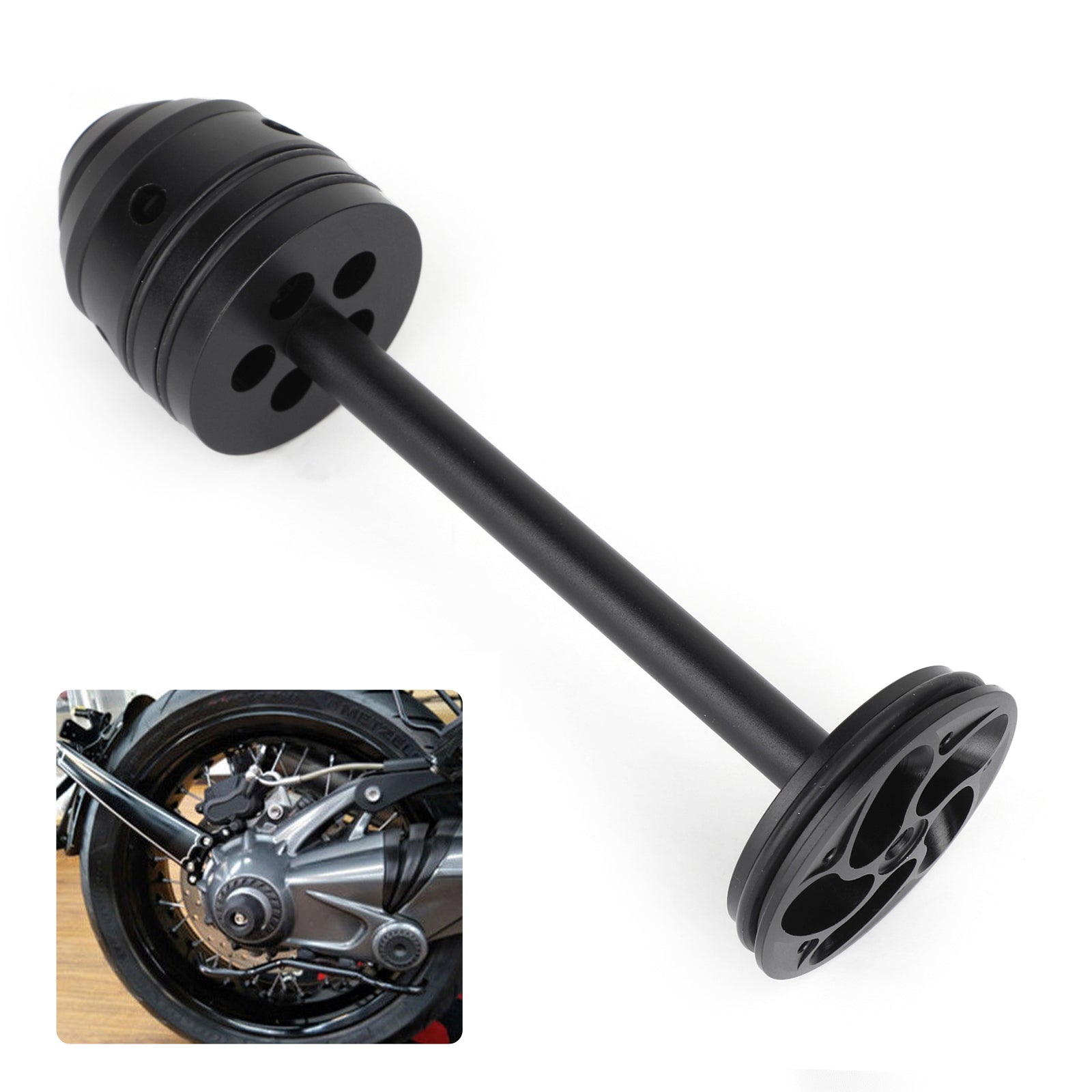 Rear Wheel Fork Axle Sliders Cap Crash Protector For BMW R1200GS LC ADV 13-2018 Generic