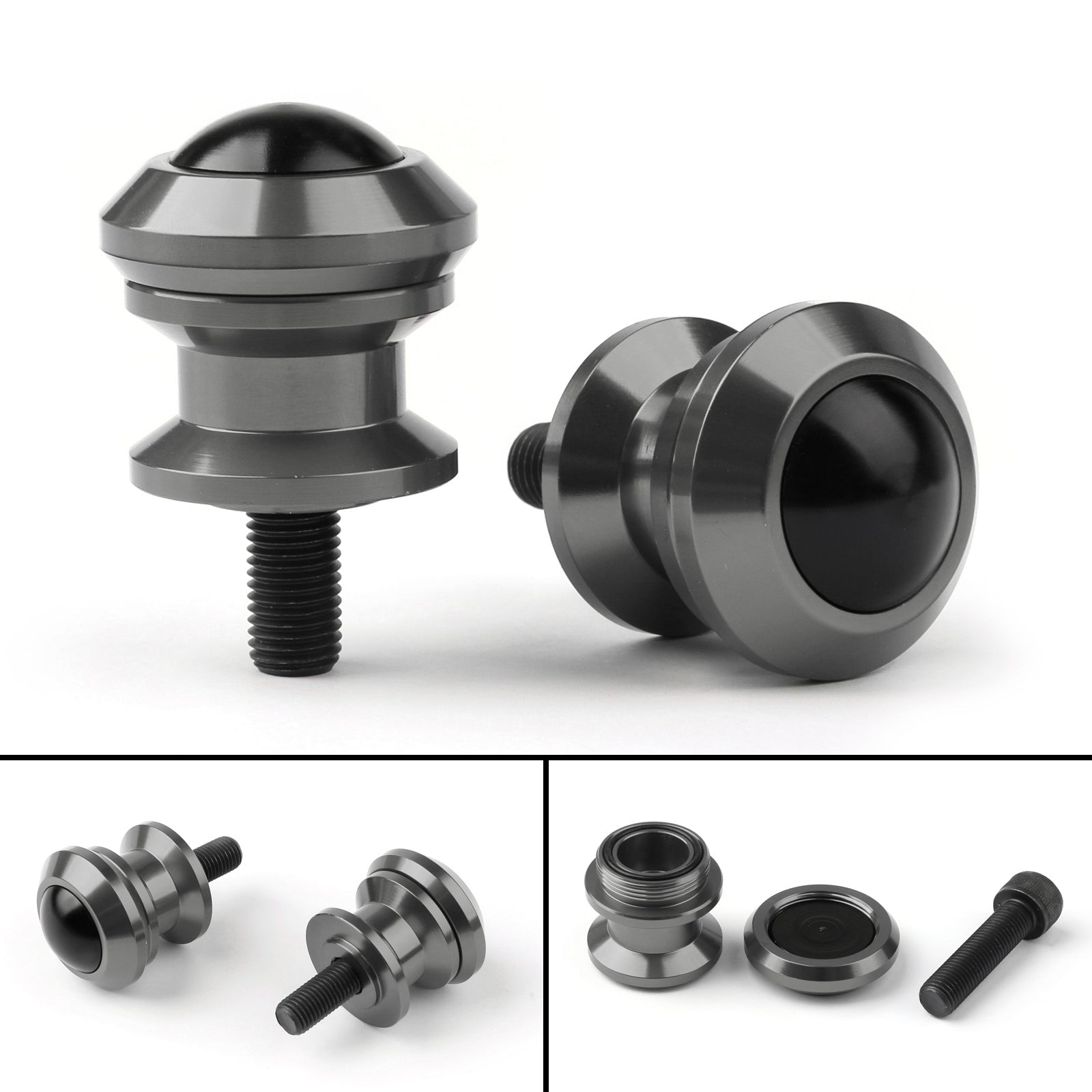 1mm Billet Swingarm Spools Sliders For Kawasaki Ninja 25R 1 ZX 6R ZX1R TI