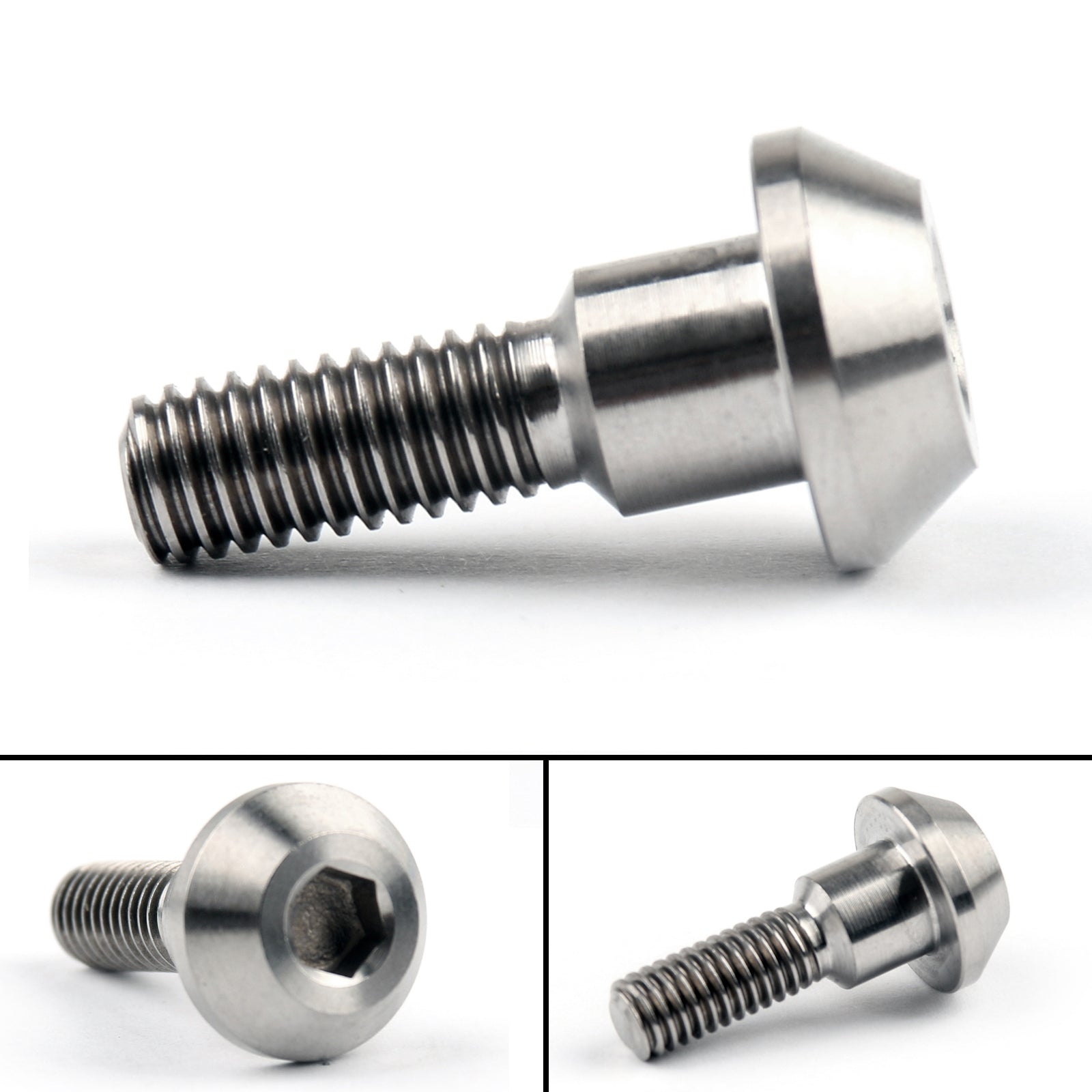 Titanium Ti Motor Brake Rotor Bolt Screw For SUZUKI GSXR 600 750 1000 M6 x 21mm