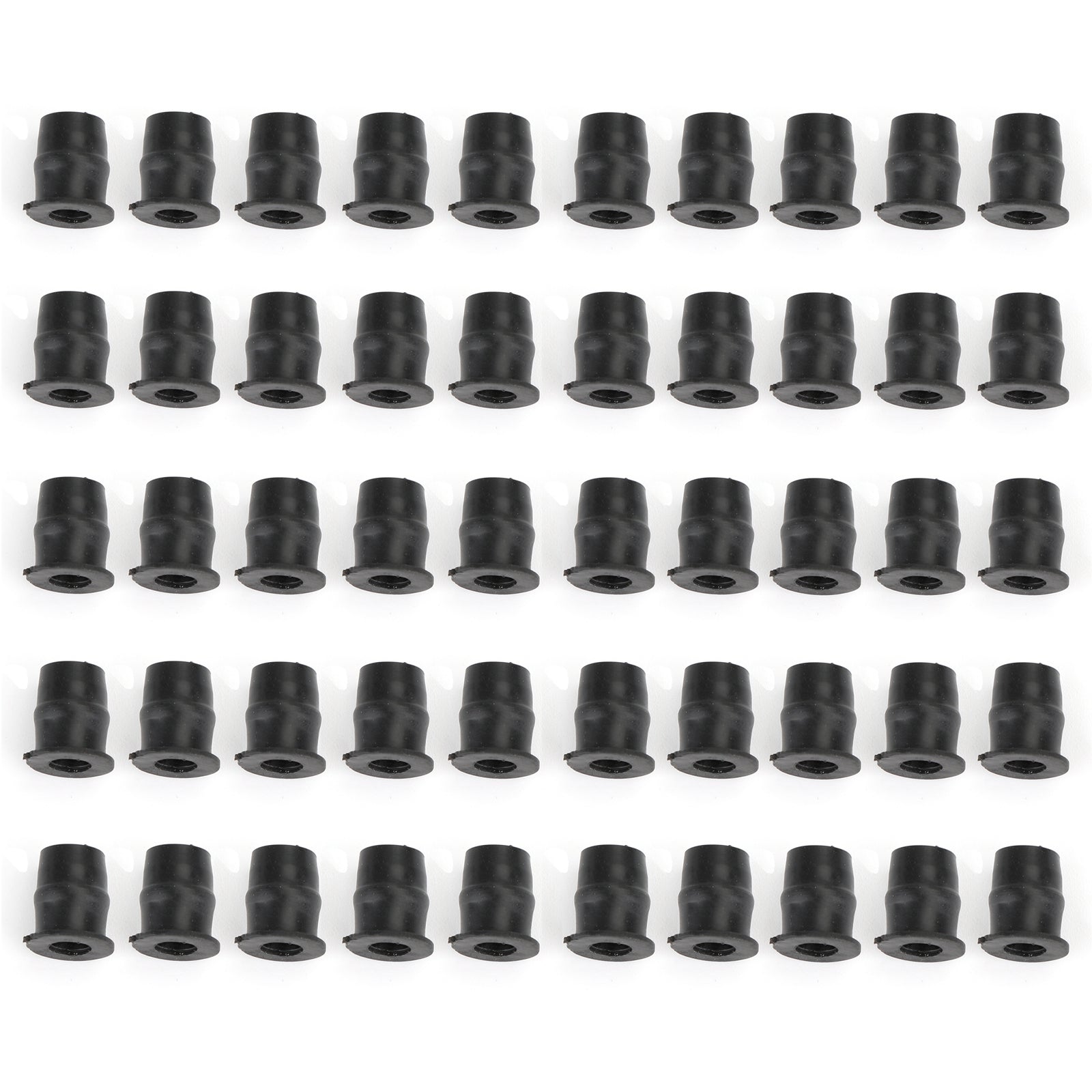 50 Quantity 10-32 M5 Rubber Well Nut Windscreen & Fairing 3/8 Wellnuts - 5mm