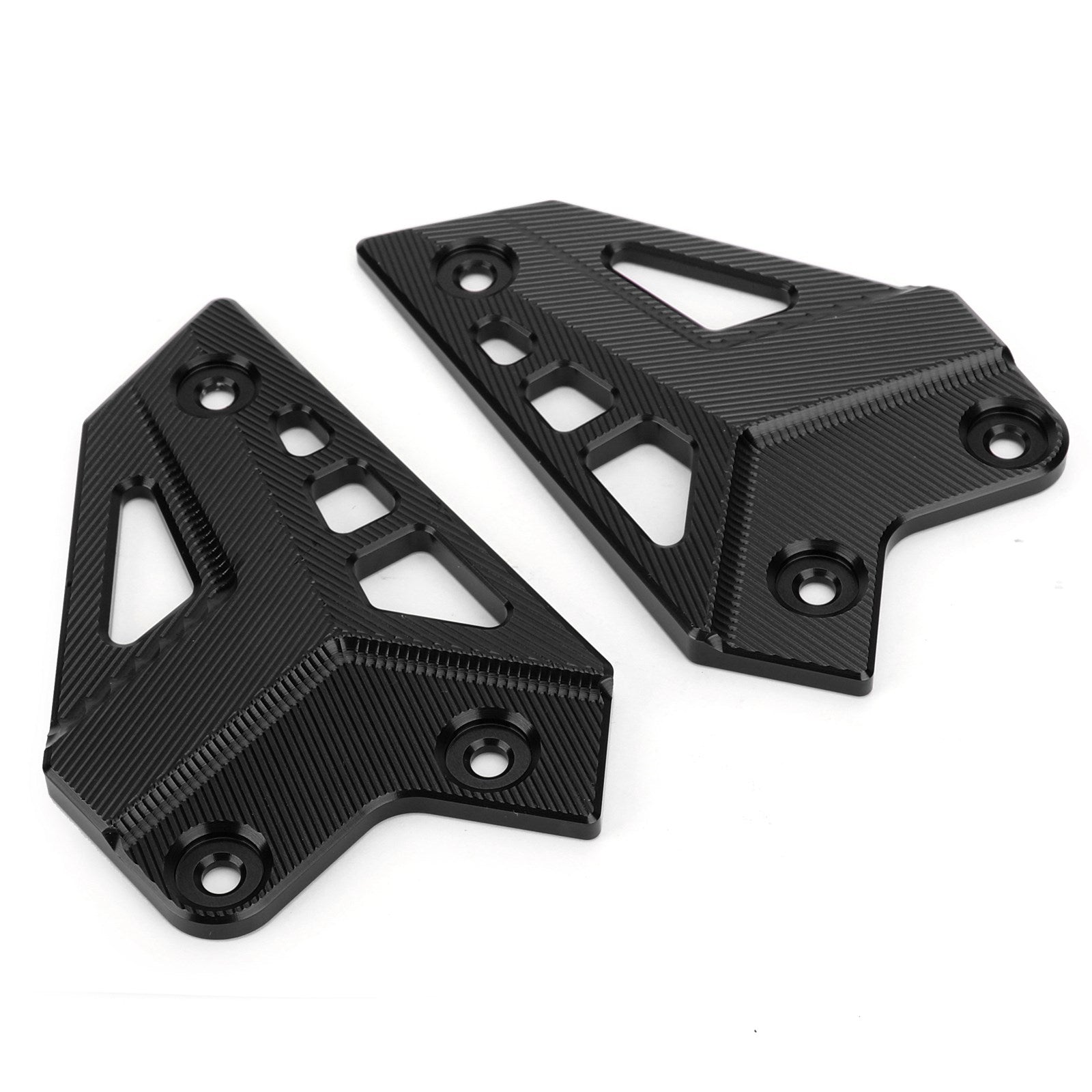 CNC Aluminum Heel Guards Rearset Plates Fit for Kawasaki Z900 ZR900 2017-2020 Generic