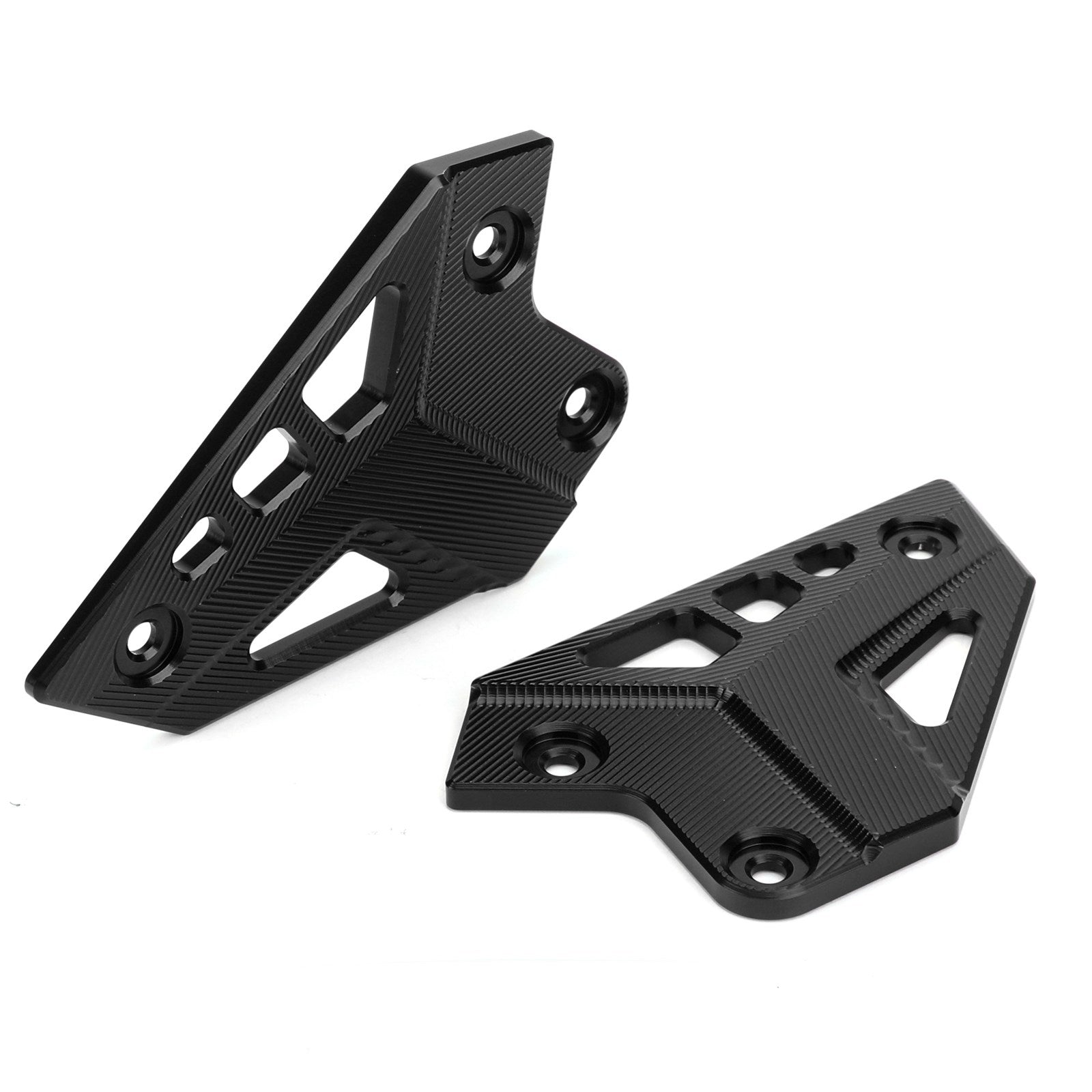 CNC Aluminum Heel Guards Rearset Plates Fit for Kawasaki Z900 ZR900 2017-2020 Generic