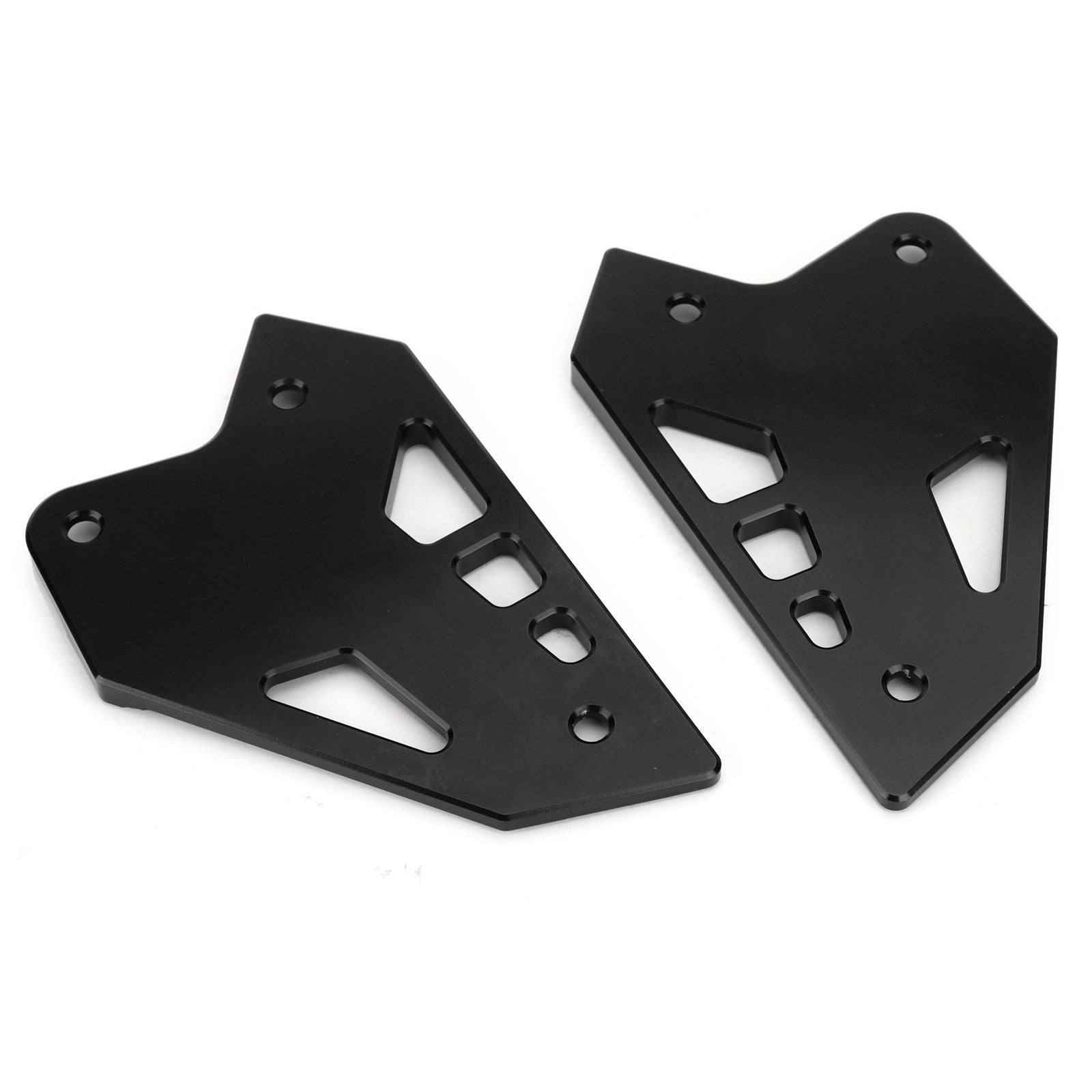 CNC Aluminum Heel Guards Rearset Plates Fit for Kawasaki Z900 ZR900 2017-2020 Generic