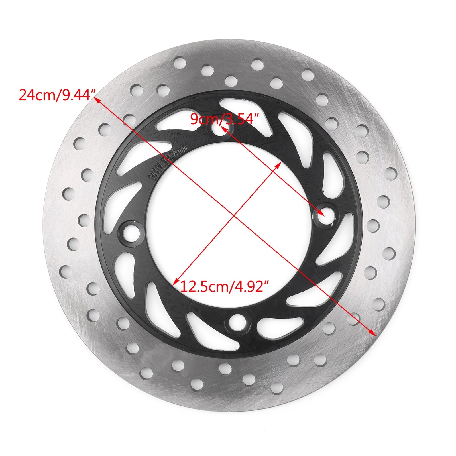 Achterremschijfrotor voor Honda NSS250 EX 5/6 AX 5/6 05-06 CB-1 CB 500/700/900 Generiek